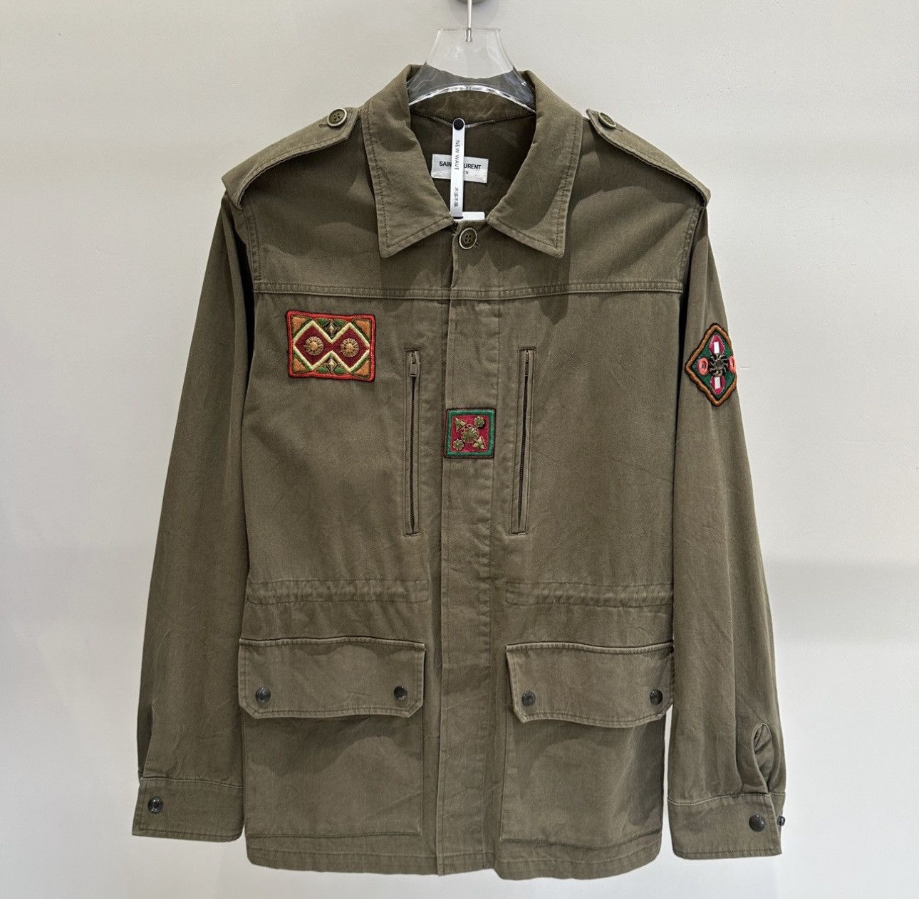 Saint Laurent Paris × Yves Saint Laurent Saint Laurent 2017 embroidery parkas jacket Size US S / EU 44-46 / 1 - 1 Thumbnail