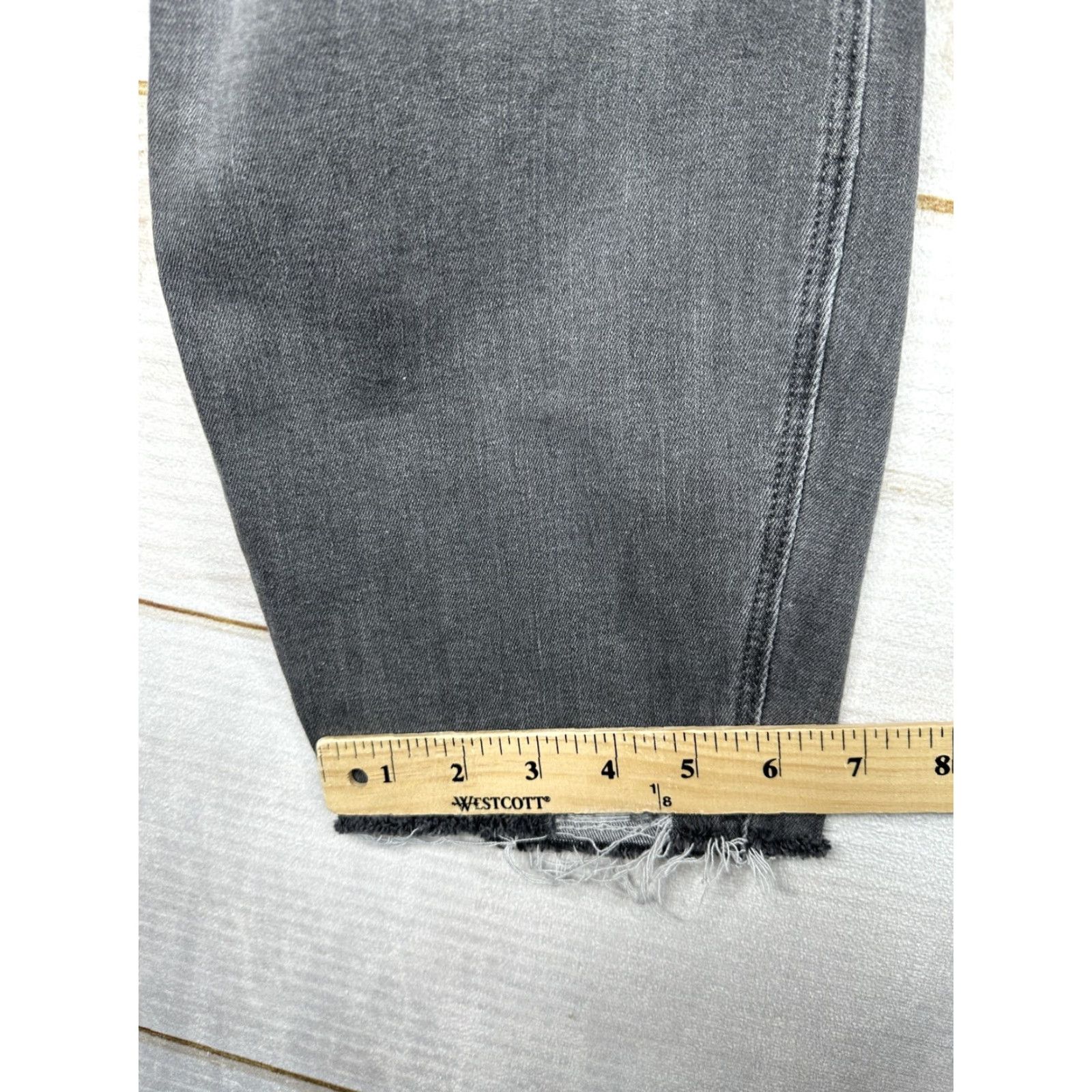 Old Navy Old Navy Jeans Womens 22 Gray Rockstar Skinny High Rise Pocket 5-Pocket Belt Loops Denim Plus Size Size 40" / US 18 - 6 Thumbnail