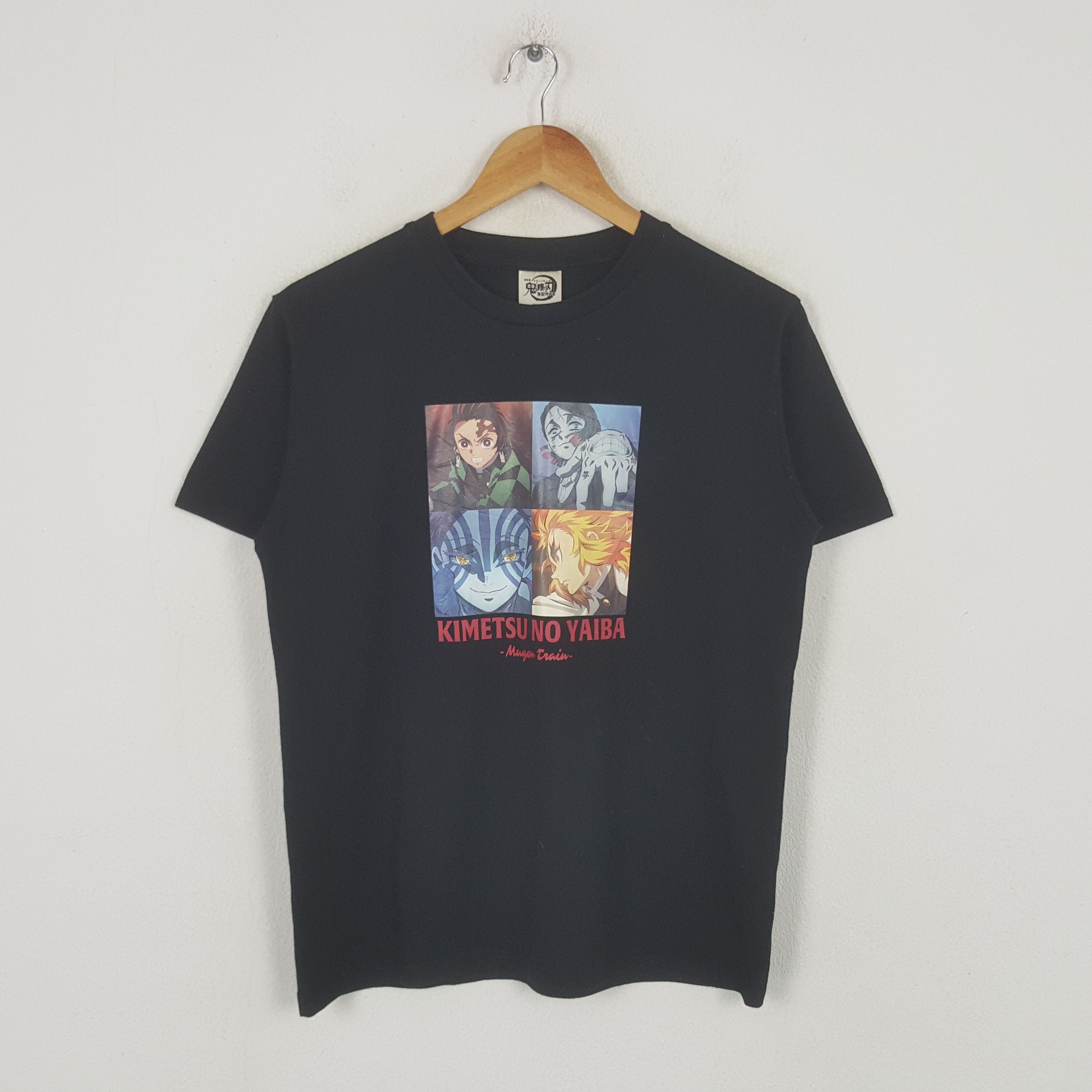 Anime Vintage Kimetsu No Yaiba Japanese Anime Tshirt RR26 Size US M / EU 48-50 / 2 - 1 Thumbnail