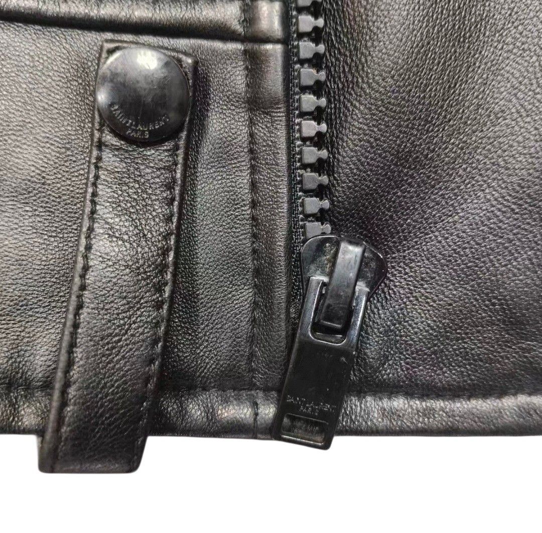 Saint Laurent Paris SS17 Saint Laurent “Darth Vader” L17 Leather Jacket Size US M / EU 48-50 / 2 - 5 Thumbnail