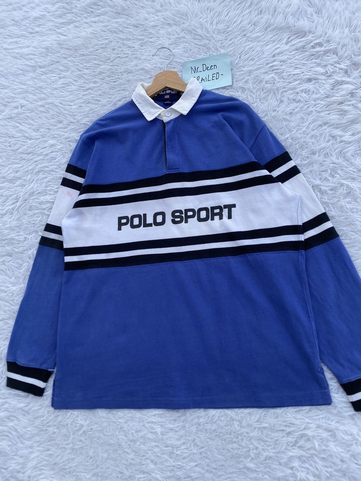 Polo Ralph Lauren Rare Vintage Polo Sport Ralph Lauren Long Sleeve Shirt Size US L / EU 52-54 / 3 - 4 Thumbnail