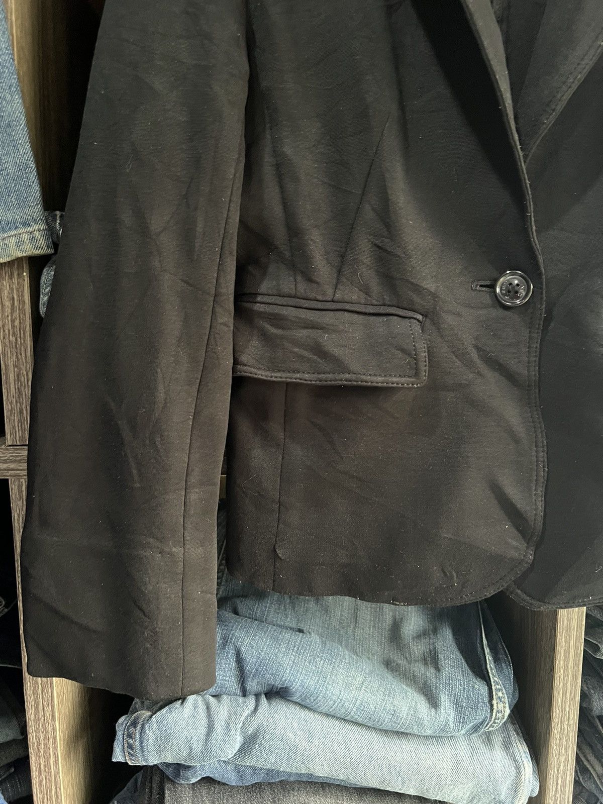Yohji Yamamoto 🔥Inéd by Yohji Yamamoto Stretchable Blazer Size XS / US 0-2 / IT 36-38 - 6 Thumbnail