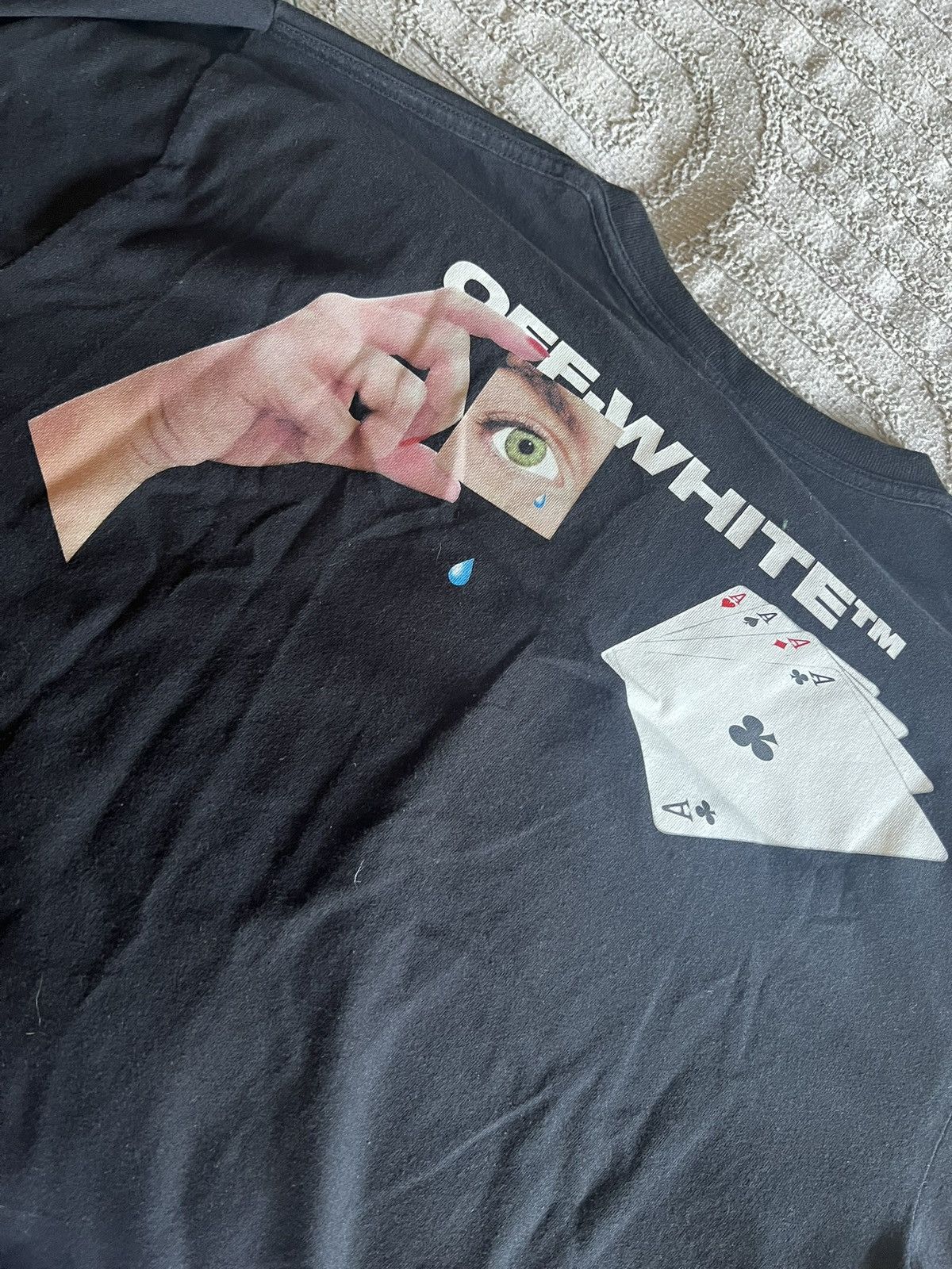 Off-White Off-White Ace of Spades Graphic T-shirt Size US XS / EU 42 / 0 - 2 Thumbnail