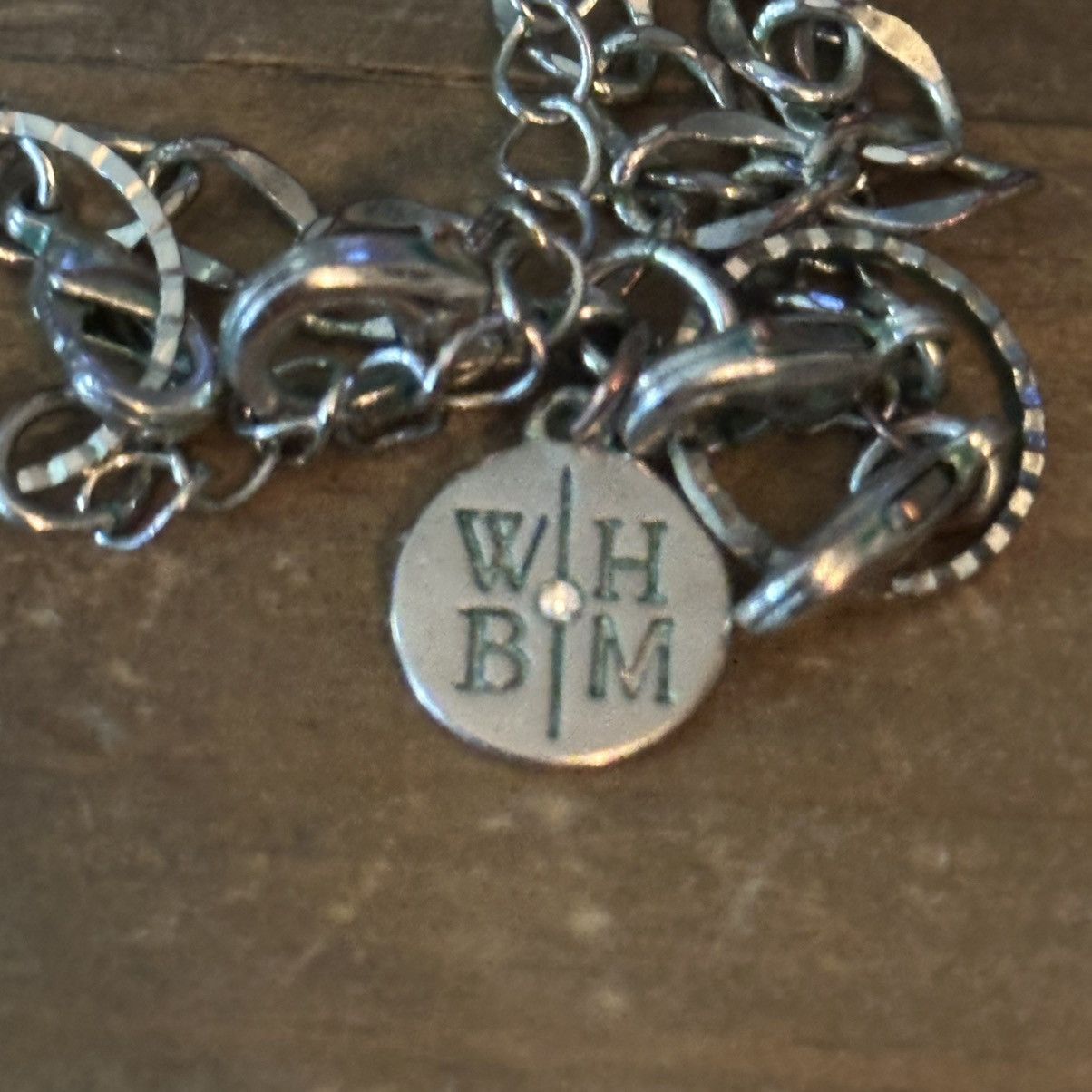White House Black Market WHBM silver tone layered station glass bead tassel necklace Size ONE SIZE - 4 Thumbnail