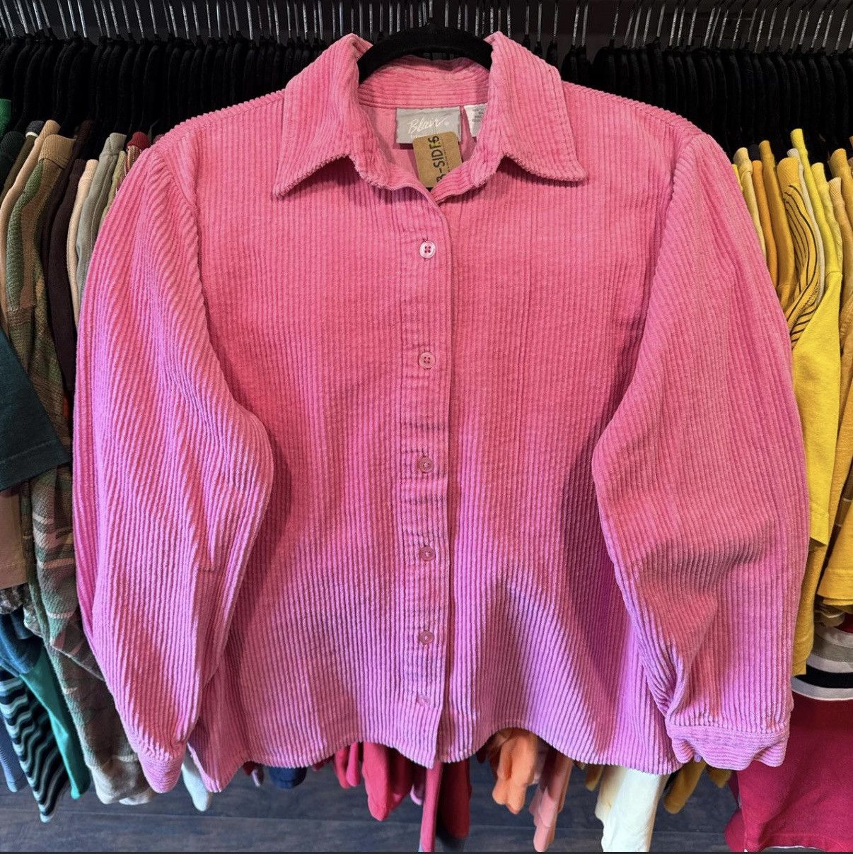 Blair Pink corduroy button up Size US M / EU 48-50 / 2 - 1 Thumbnail