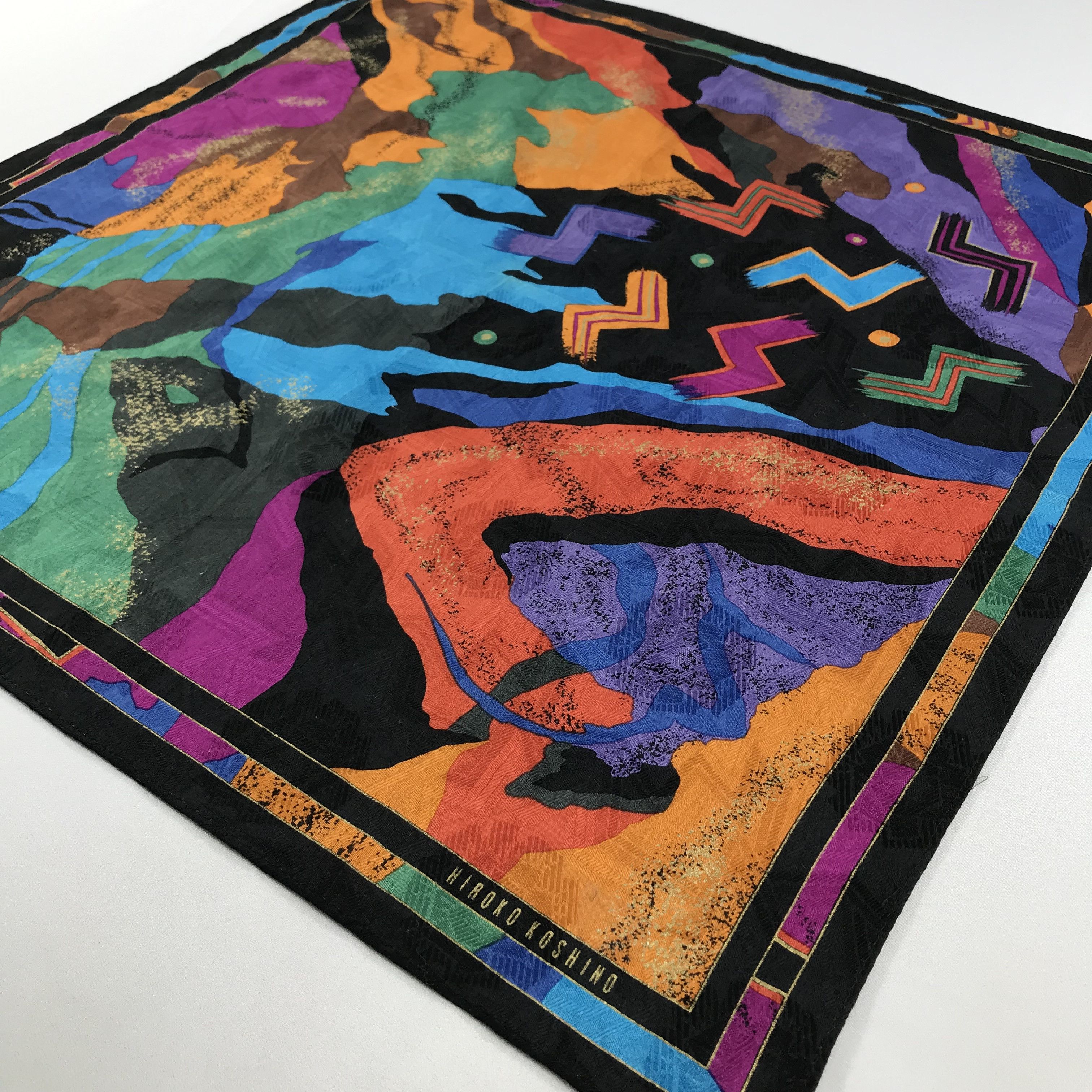 Hiroko Koshino Homme × Vintage Hiroko Koshino Bandana / Handkerchief / Neckerchief - S2492 Size ONE SIZE - 2 Thumbnail