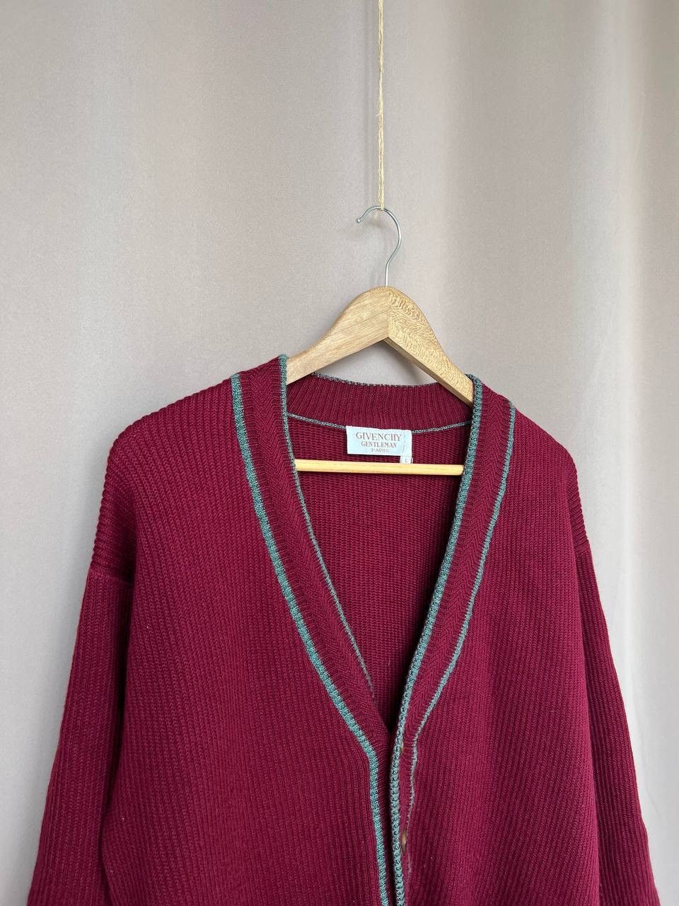 Givenchy Givenchy Gentleman Paris Wool Knit Cardigan Mens Size L Size US L / EU 52-54 / 3 - 3 Thumbnail