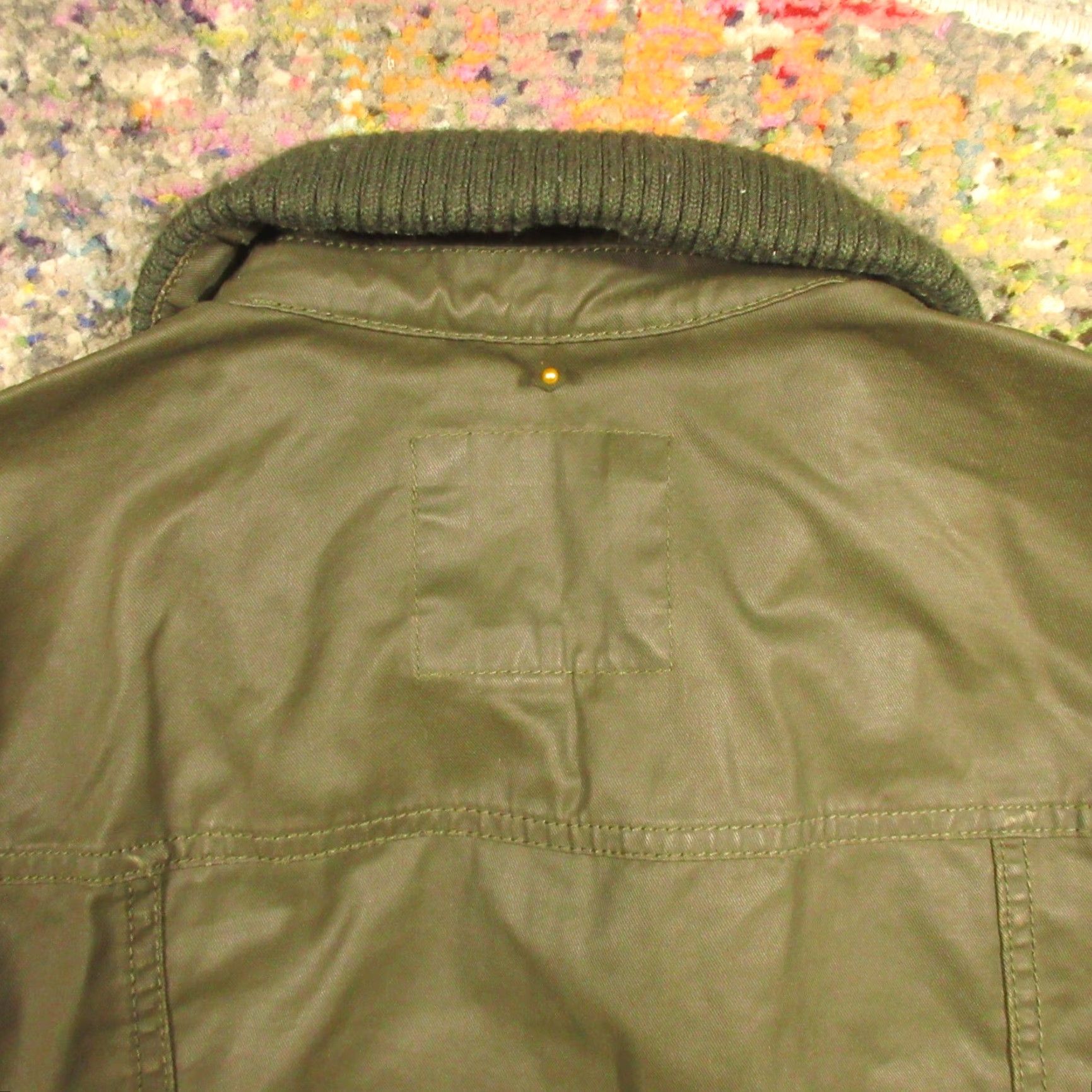J.Crew VINTAGE J.CREW Washed & Aged Utility Jacket XS Brown Waxed Cotton Field Barn Coat Size XS / US 0-2 / IT 36-38 - 6 Thumbnail