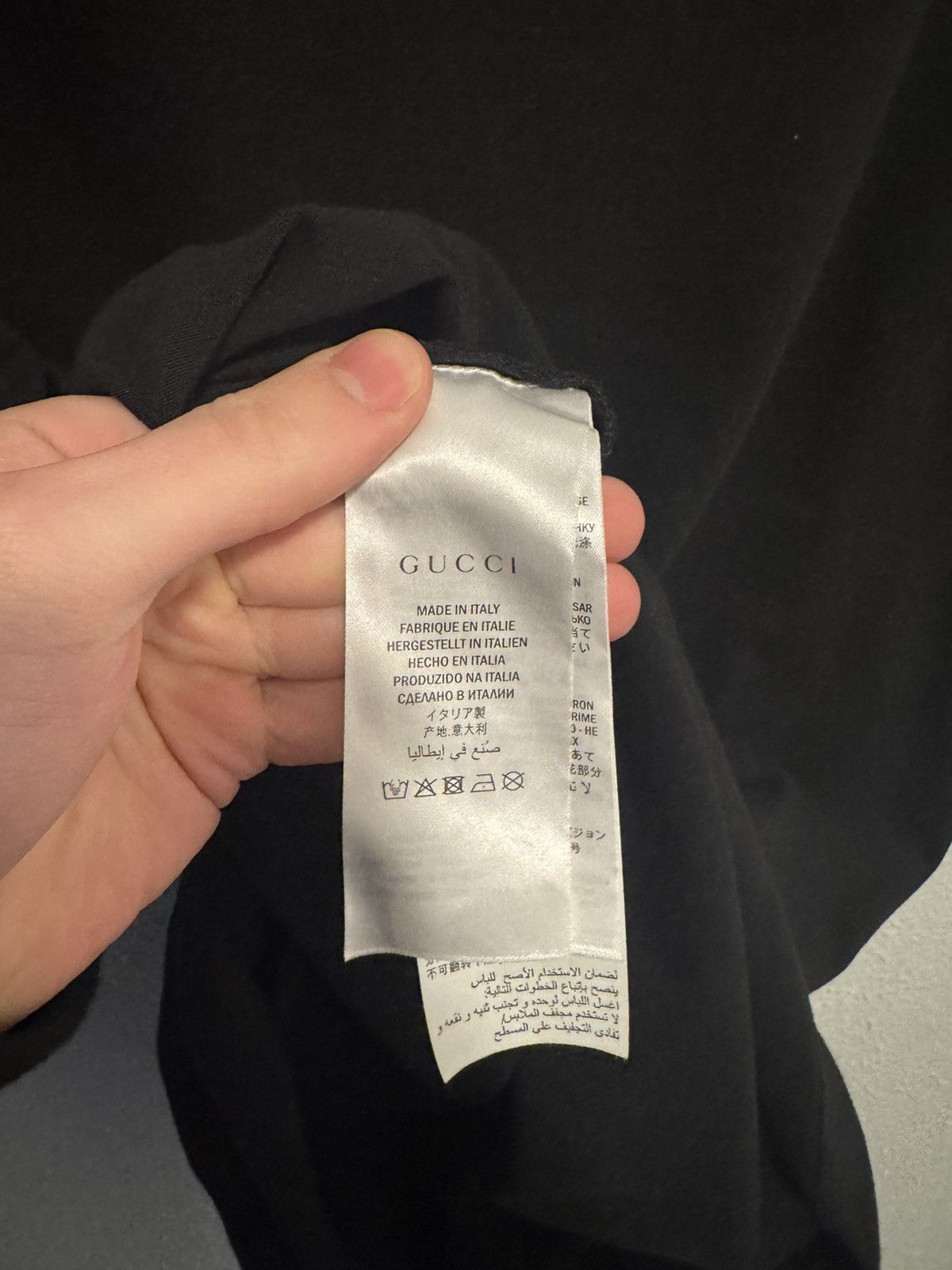 Gucci Gucci Strawberry Tee Black Size US XL / EU 56 / 4 - 3 Thumbnail