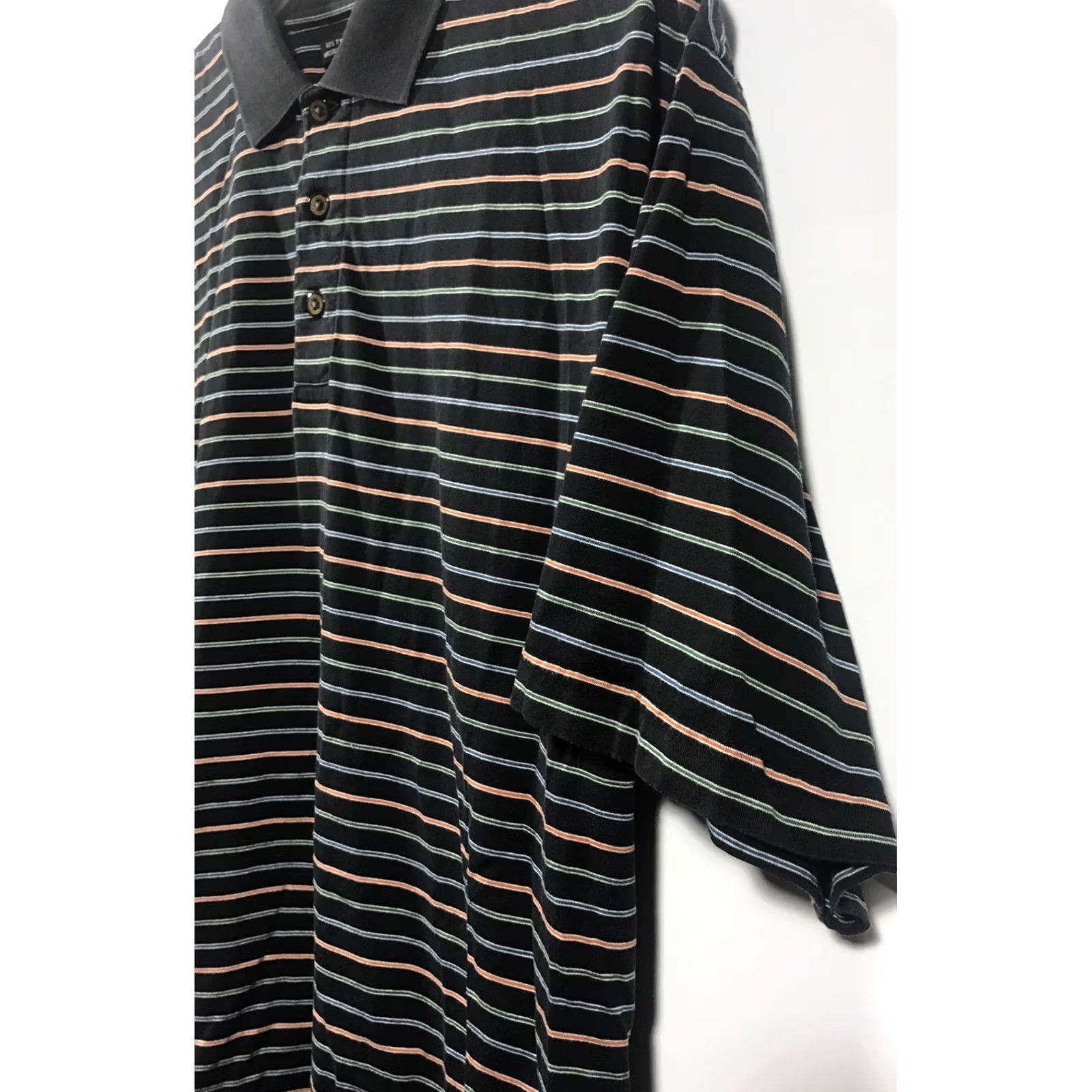Vintage Vintage Bollé Golf Short Sleeve Polo Shirt Mens Size M Striped - Pre-Owned - India Size US M / EU 48-50 / 2 - 3 Thumbnail