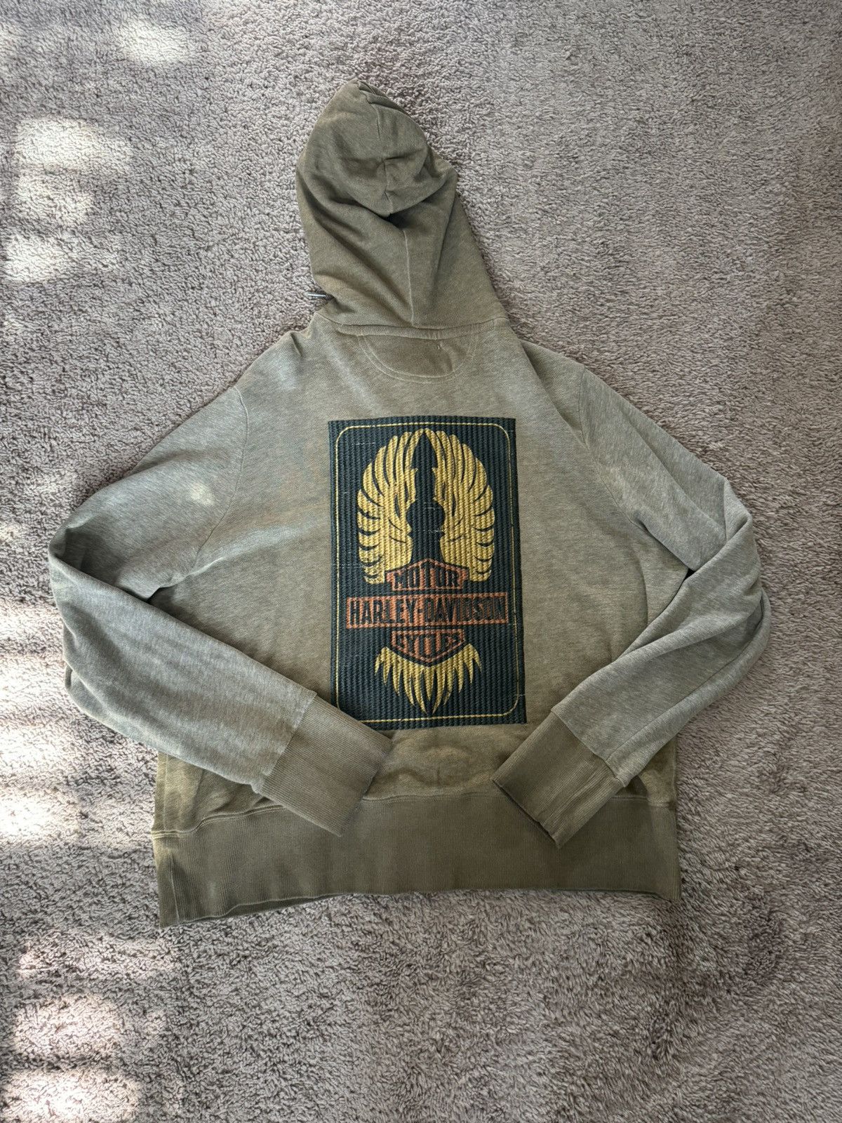 Harley Davidson × Vintage harley davidson embroidery hoodie Size US M / EU 48-50 / 2 - 4 Thumbnail
