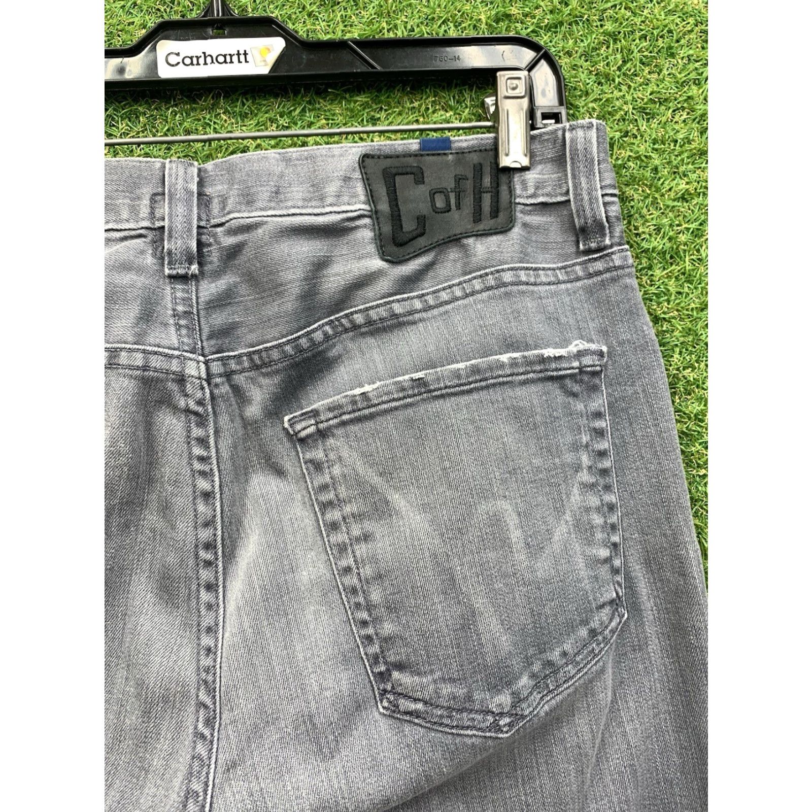Citizens Of Humanity Citizens of Humanity Jeans Mens 31 Gray Dylan Cropped Rise Drop Straight 31x27 Mens Size US 31 - 5 Thumbnail