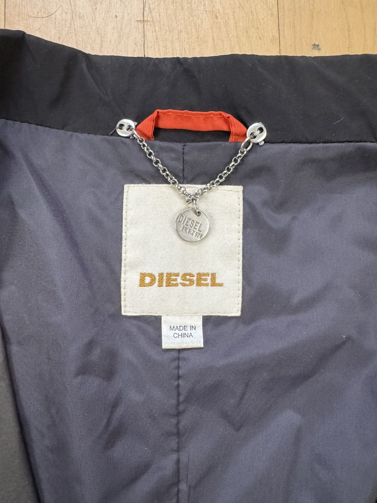Diesel × Vintage Vintage y2k Diesel Light Blazer 90S From China Rare Jacket Size US S / EU 44-46 / 1 - 5 Thumbnail