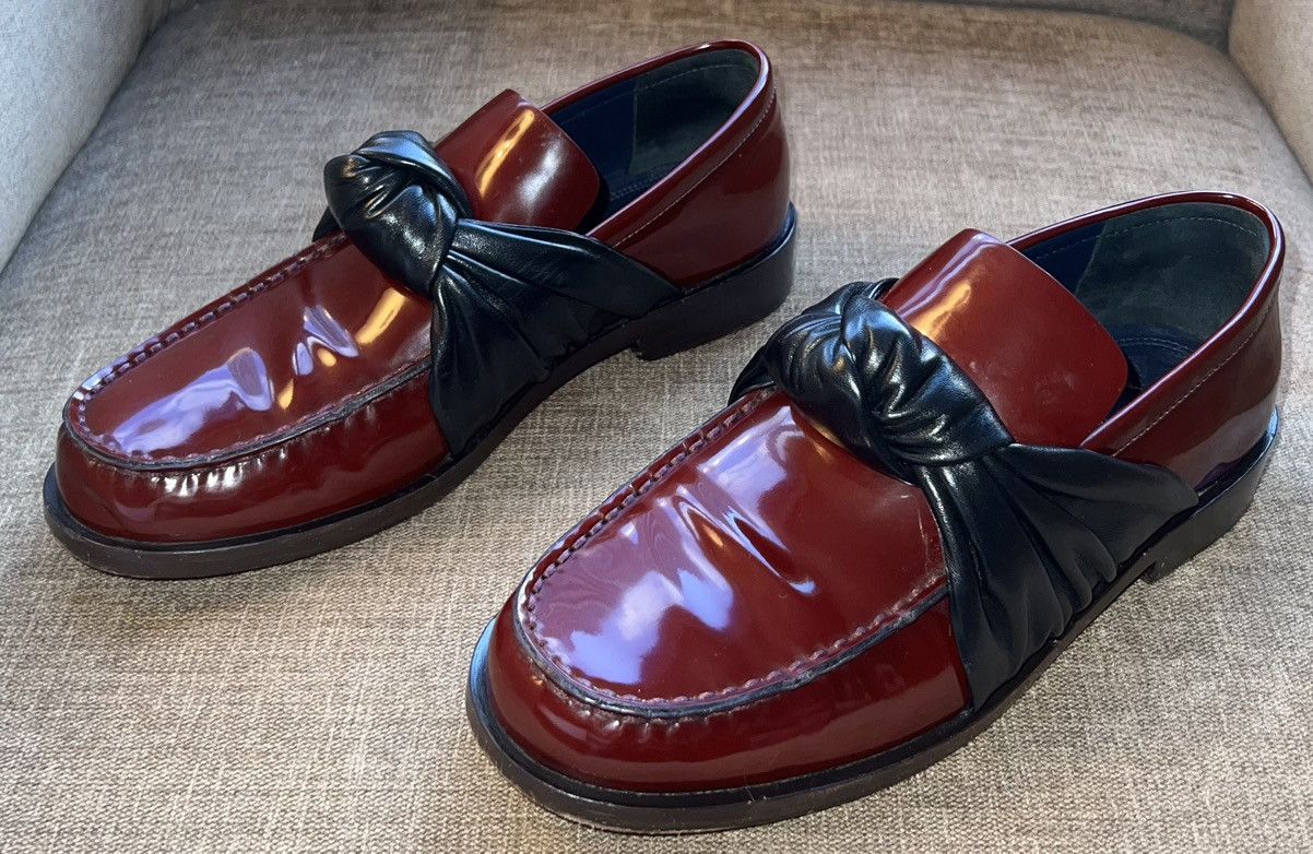 Celine CÉLINE KNOT POLISHED HALBSCHUHE COLLEGE LOAFERS Size US 9 / IT 39 - 4 Thumbnail