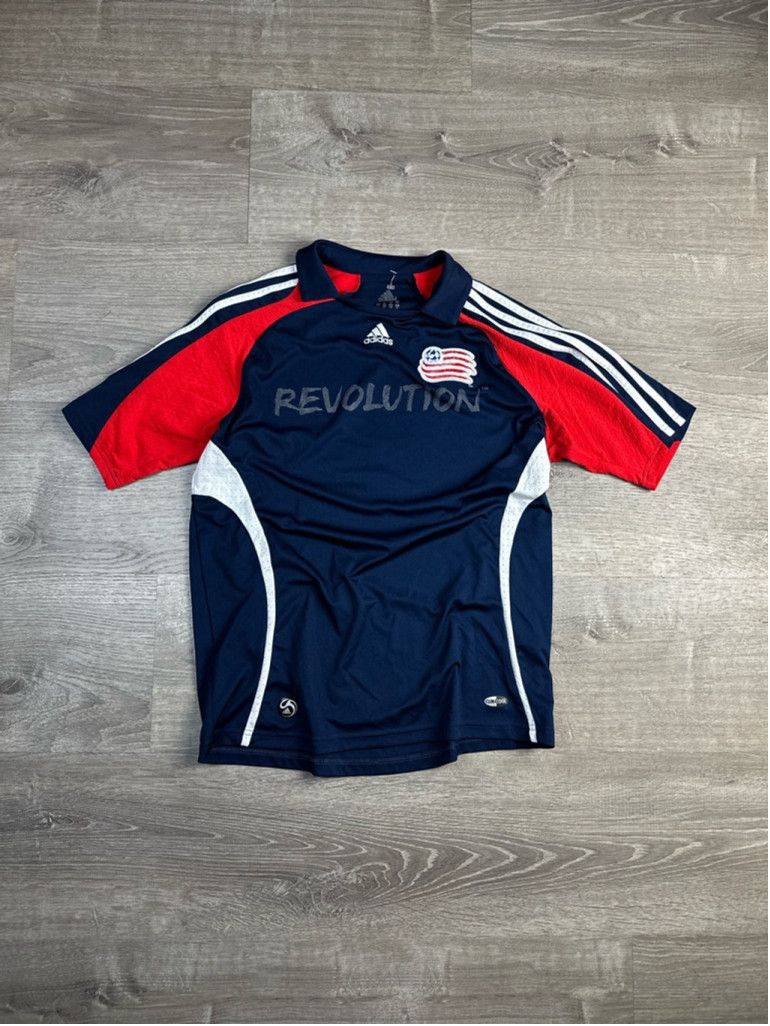 Adidas Men's Adidas Revolution Soccer Jersey Small Navy Red Size US S / EU 44-46 / 1 - 1 Thumbnail
