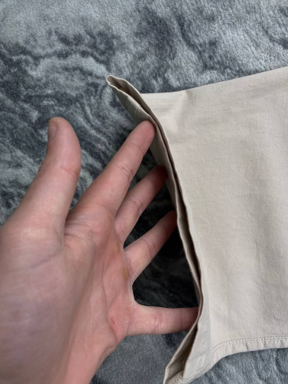 Armani Armani Jeans Comfort Fit Jeans Big Logo Men Size 38 Beige Size US 38 / EU 54 - 4 Thumbnail