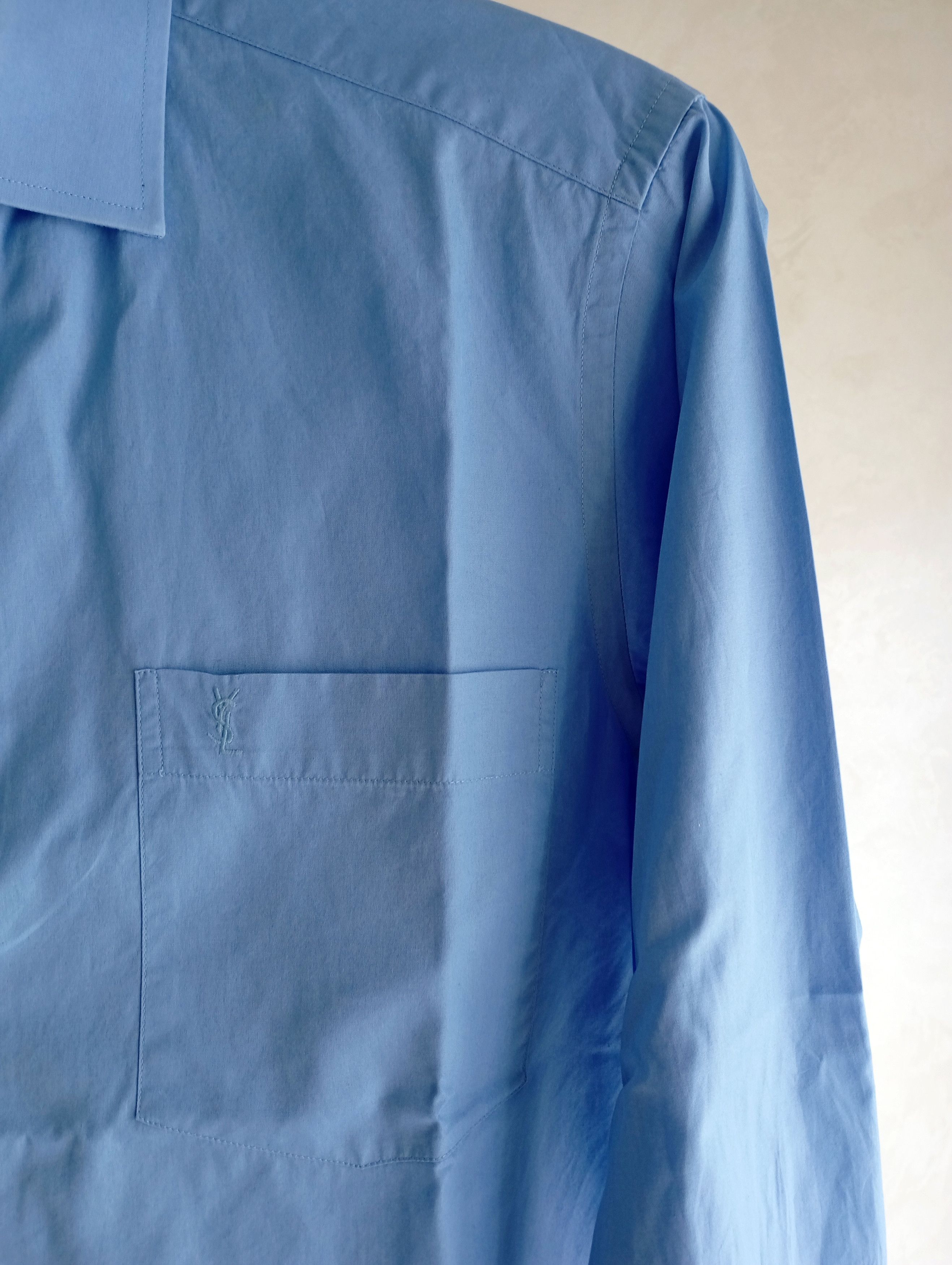 Vintage × Yves Saint Laurent Vintage Yves Saint Laurent Pour Homme Shirt 90s Designer Size US M / EU 48-50 / 2 - 4 Thumbnail