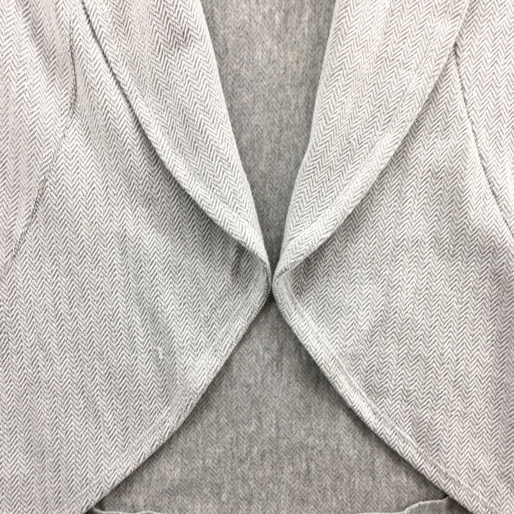 Vintage Maurices Open Front Blazer Coat Jacket Womens XS Gray Cotton Blend Collared NEW Size XS / US 0-2 / IT 36-38 - 5 Thumbnail