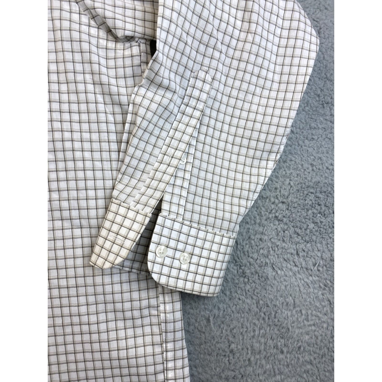 Croft & Barrow Croft & Barrow Button-Up Shirt Men XL Check Long Sleeve Button-Down Collared 82-46 Multicolor, Cotton Polyester, Regular Fit, All Seasons, Pockets Size US XL / EU 56 / 4 - 3 Thumbnail