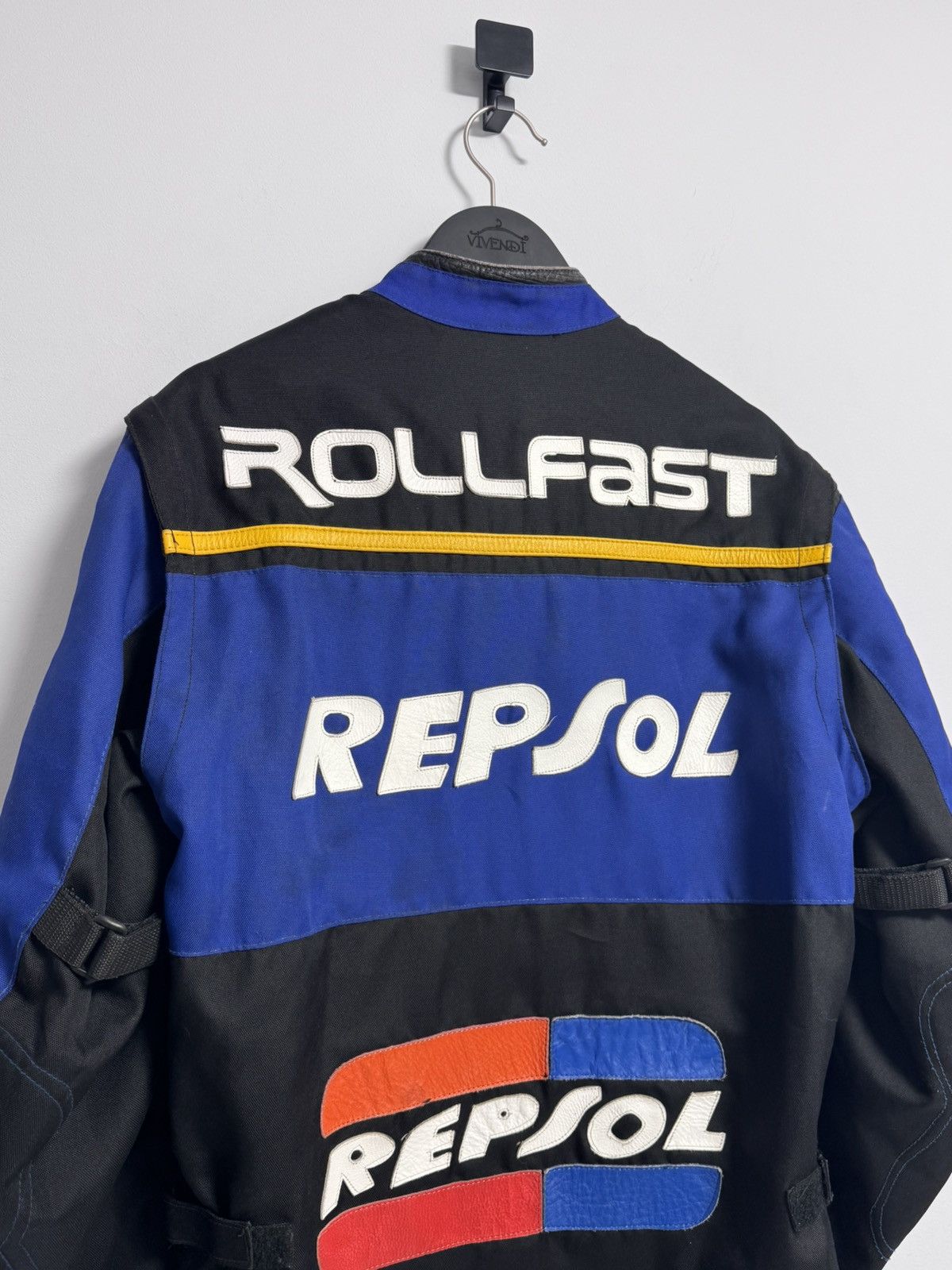 Vintage Repsol Vintage Motorcycle Jacket Real Leather Size US M / EU 48-50 / 2 - 17 Thumbnail