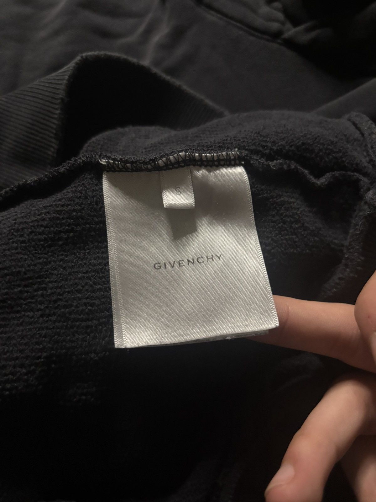 Givenchy Givenchy FW22 Flocked Patch Hoodie Matthew Williams Size US S / EU 44-46 / 1 - 7 Thumbnail