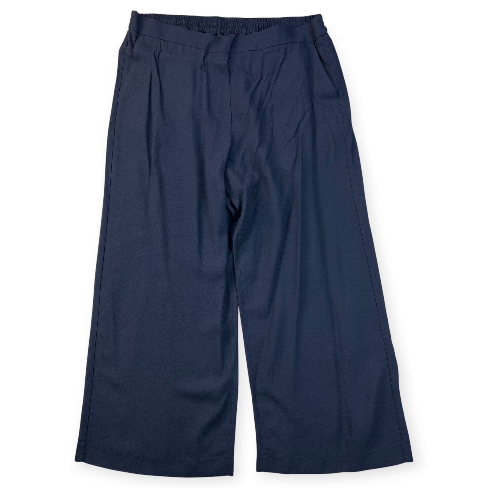 Piazza Sempione Piazza Sempione Womens Anna Pants Wide Leg Quiet Luxury 54 Size 40" / US 18 - 1 Thumbnail