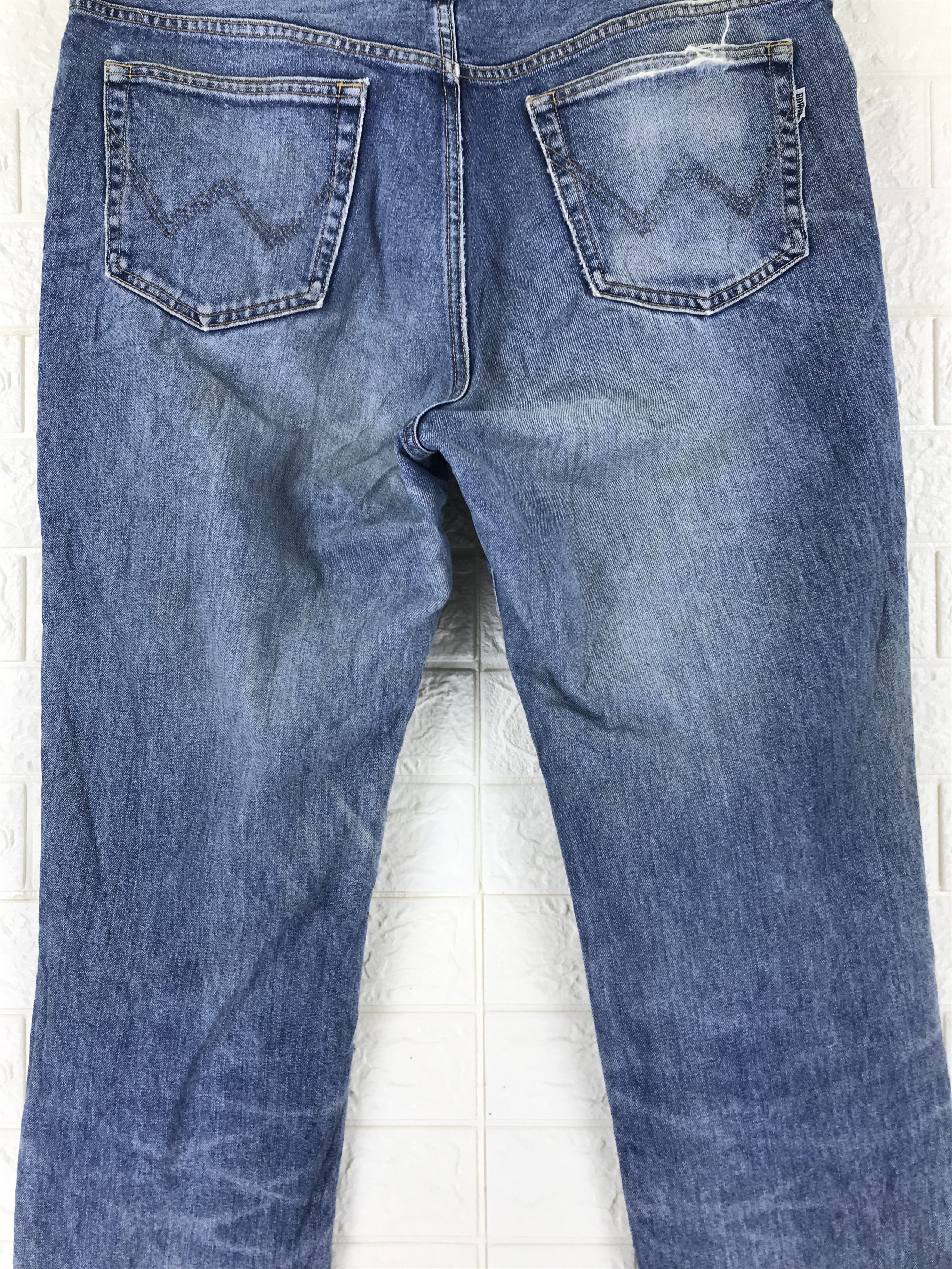 Edwin Vintage Edwin 407 Distressed Jeans Size US 38 / EU 54 - 7 Thumbnail
