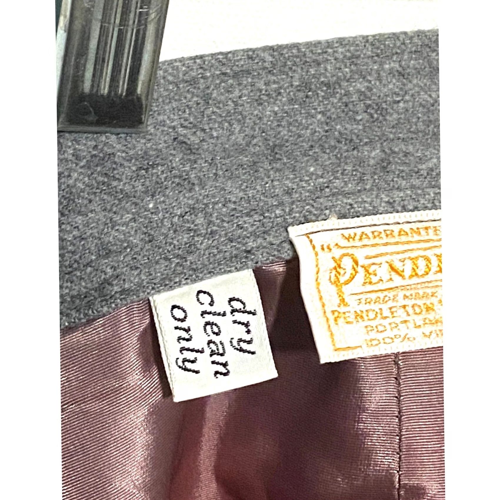 Pendleton VINTAGE Pendleton Gray A-Line Skirt Wool USA Pockets Womens 16 Waist 29 Inches Midi Skirt Tattoos Size 38" / US 16 / IT 52 - 7 Thumbnail
