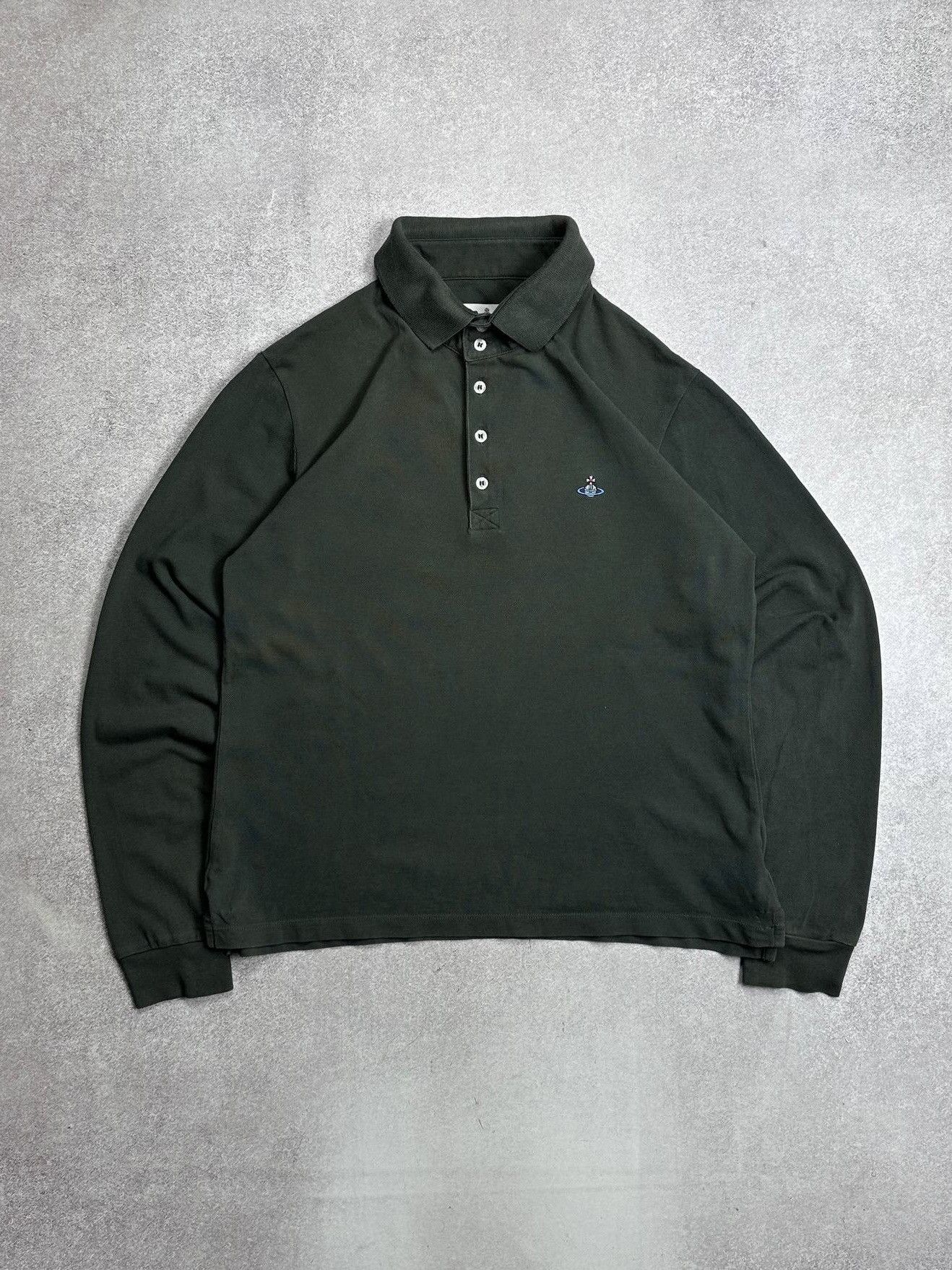 Vintage Vivienne Westwood Longsleve Polo Shirt Rugby L