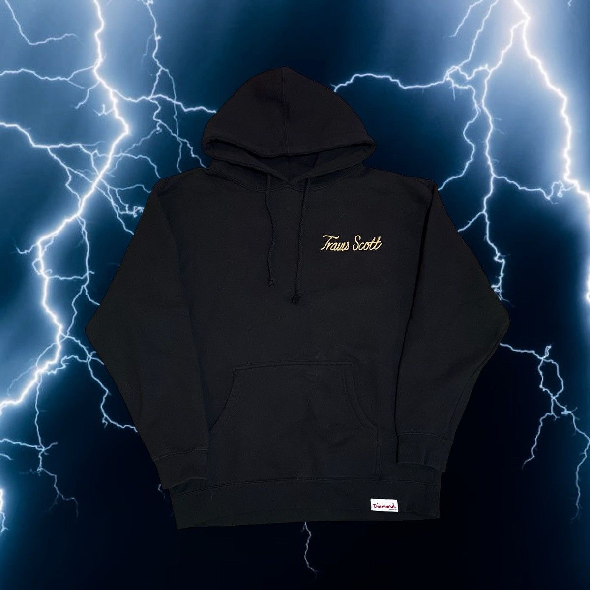 Travis scott 2025 diamond supply hoodie