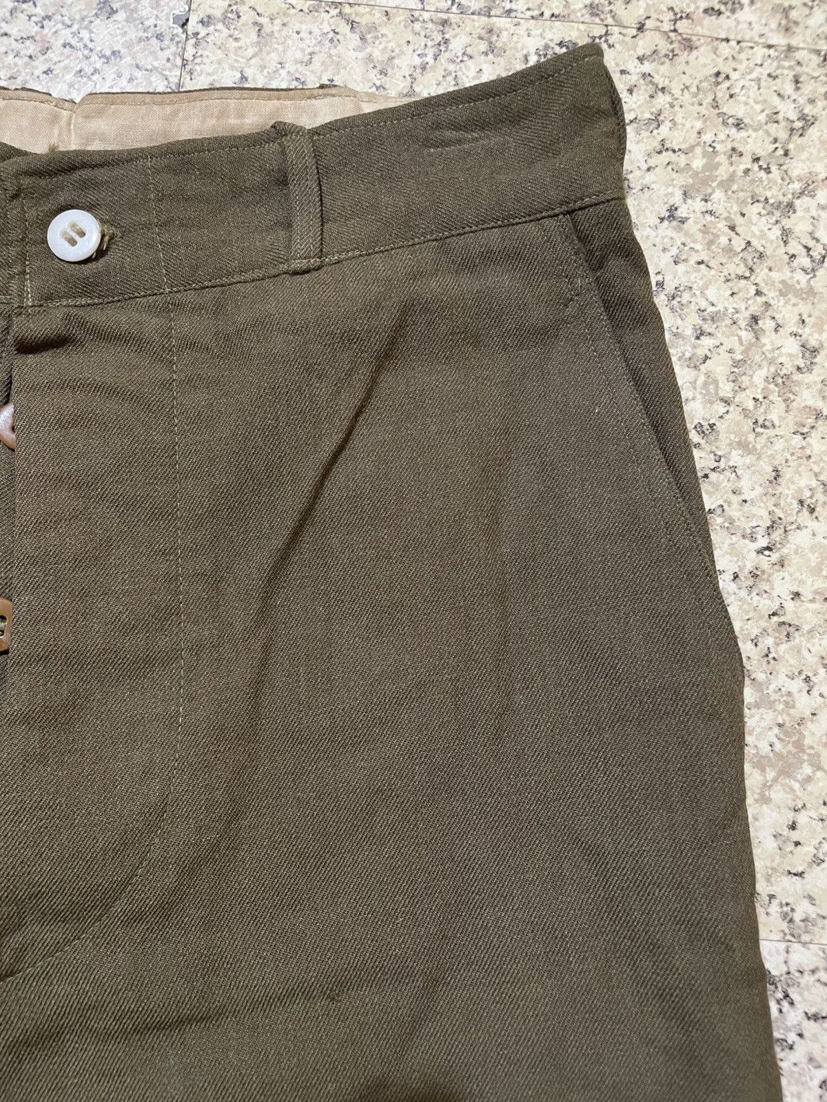 Vintage ARCHIVAL VINTAGE US ARMY M-1945 TROUSERS WWII KOREAN WAR ERA Size US 31 - 6 Thumbnail