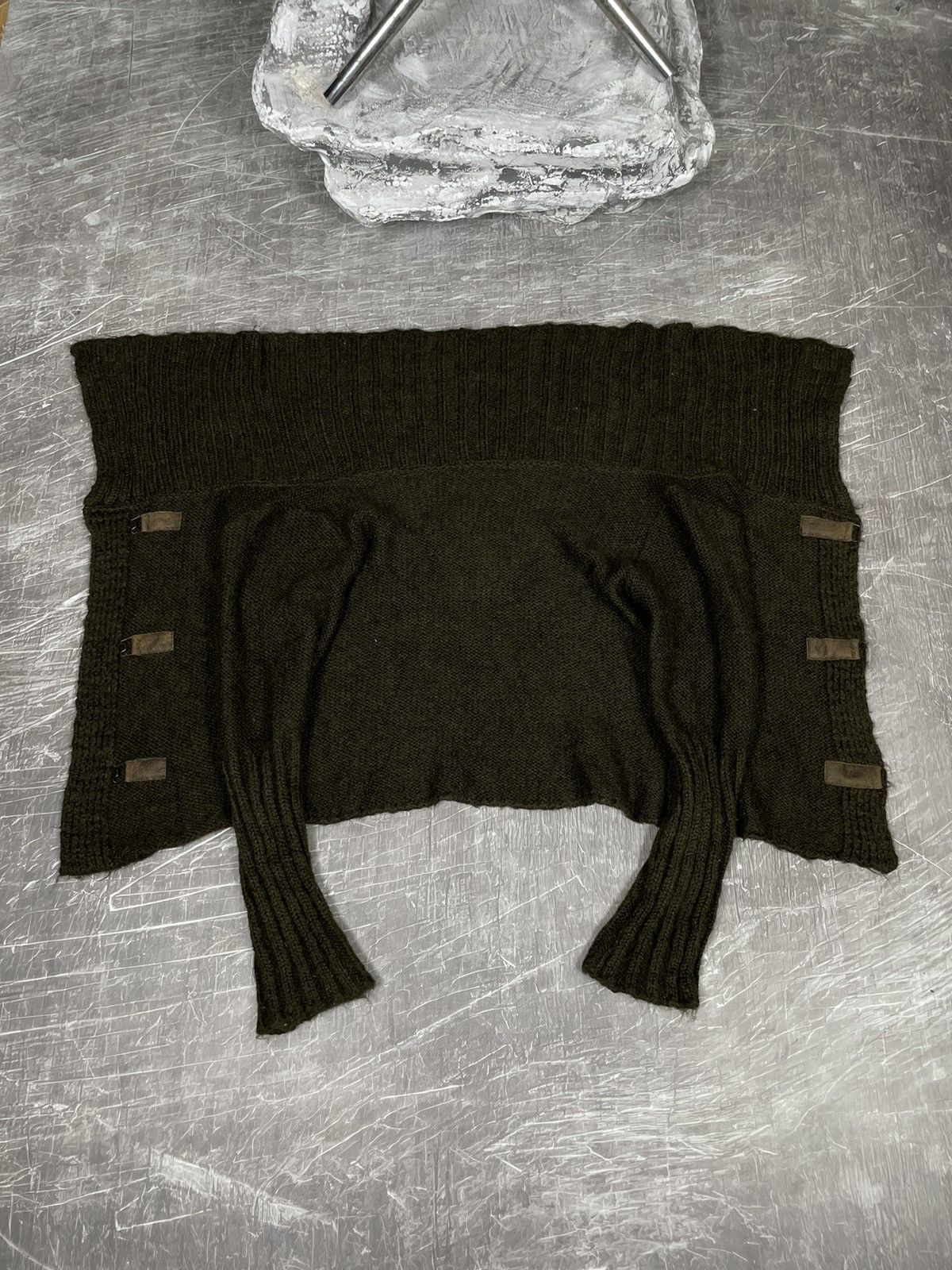 14th Addiction × Japanese Brand × Le Grande Bleu (L.G.B.) Vintage Multifunctional Knit Cardigan Junya Watanabe Style Size US S / EU 44-46 / 1 - 19 Thumbnail