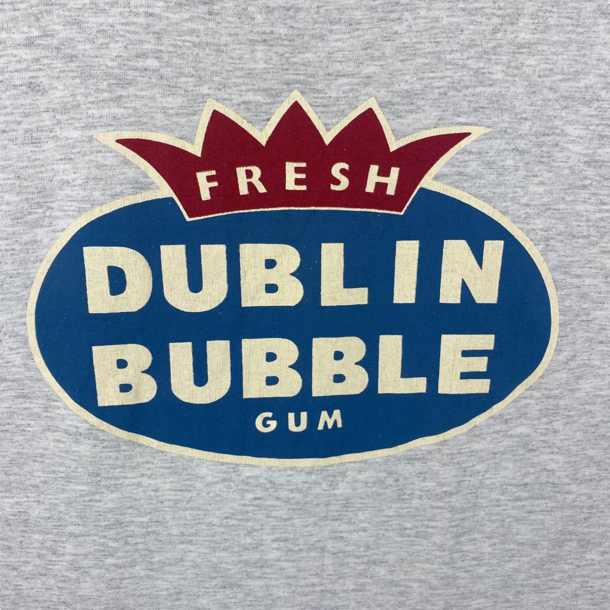 Jerzees Vintage 90's Fresh DUBLIN BUBBLE GUM Graphic Tee Shirt Large Size US L / EU 52-54 / 3 - 2 Thumbnail