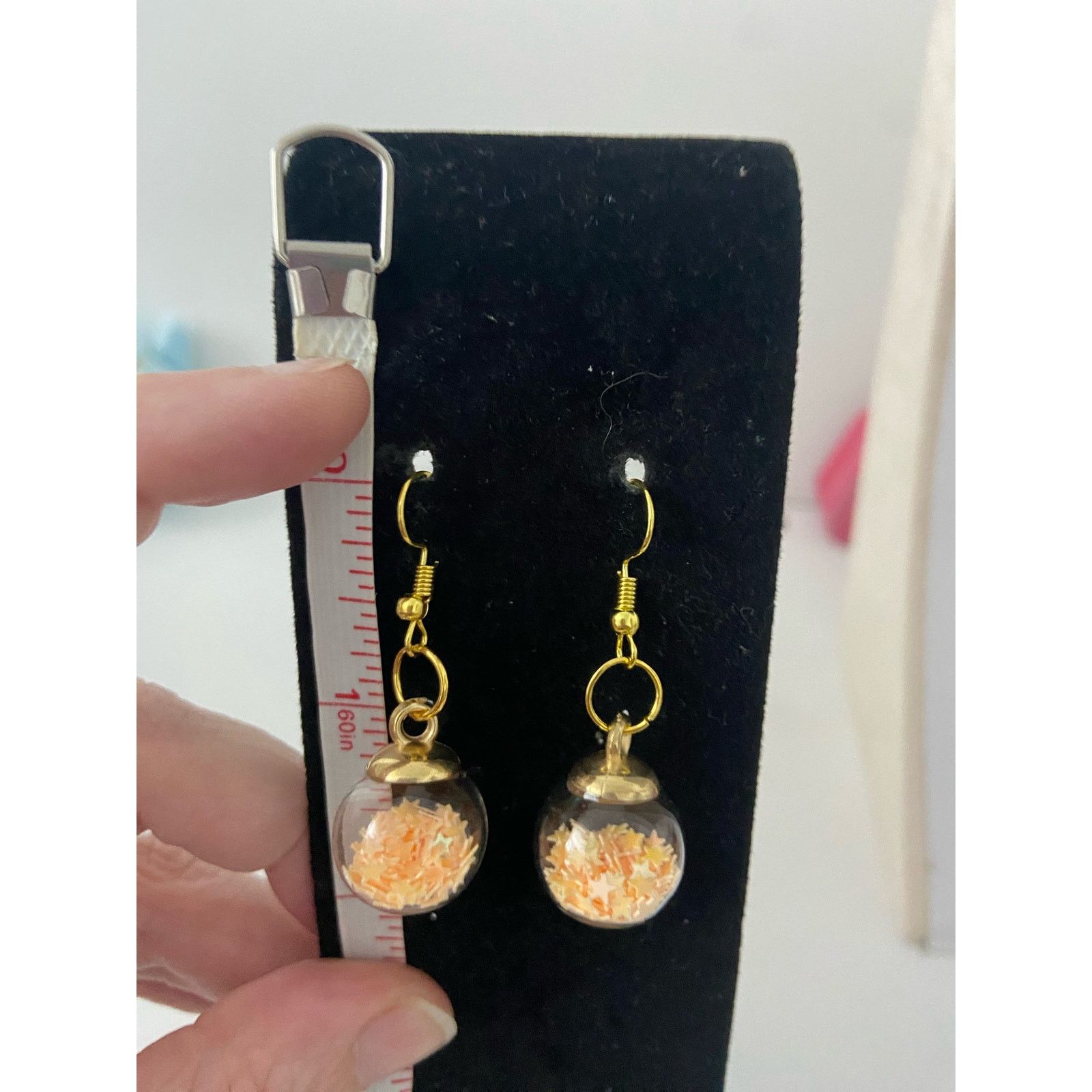 Handmade snow globe earrings Size ONE SIZE - 3 Thumbnail