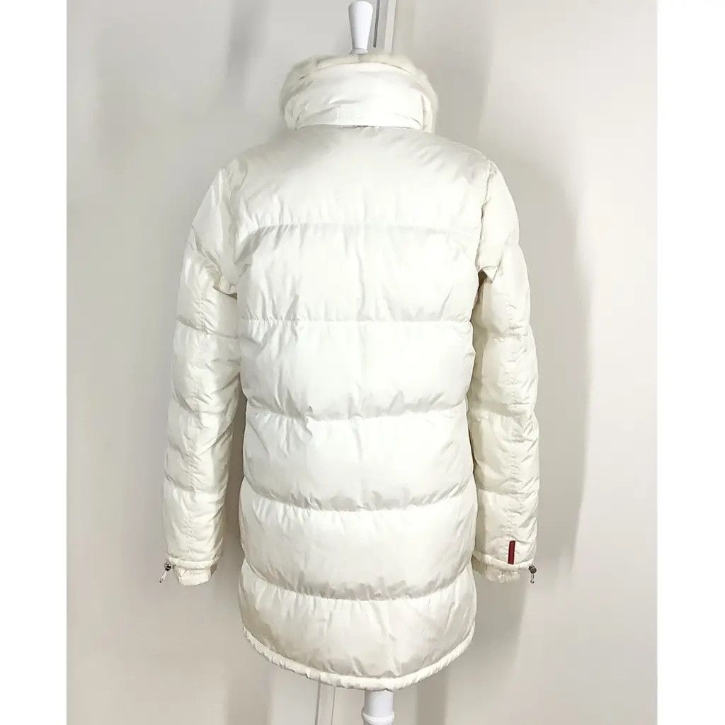 Prada Cream white Prada Puffer Down Coat Size M / US 6-8 / IT 42-44 - 3 Thumbnail