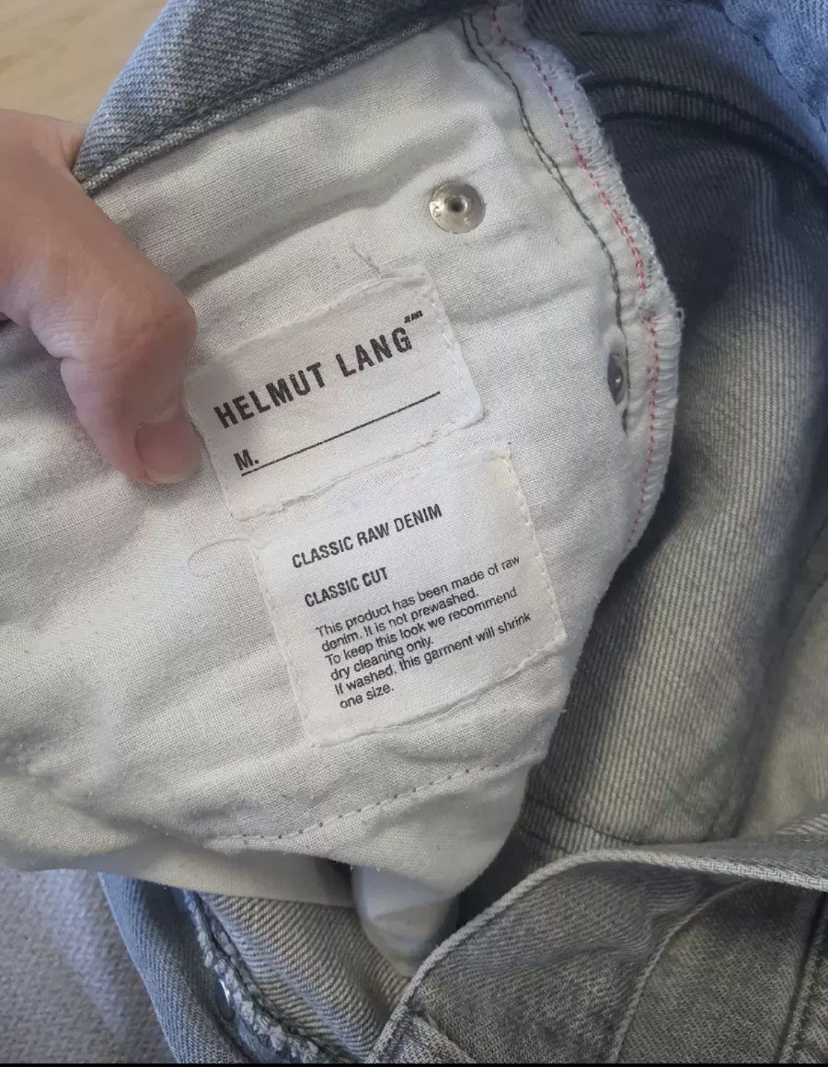 Helmut Lang Helmut Lang 90s Light Grey Jeans 2412-Nextarrow Size US 30 / EU 46 - 6 Thumbnail