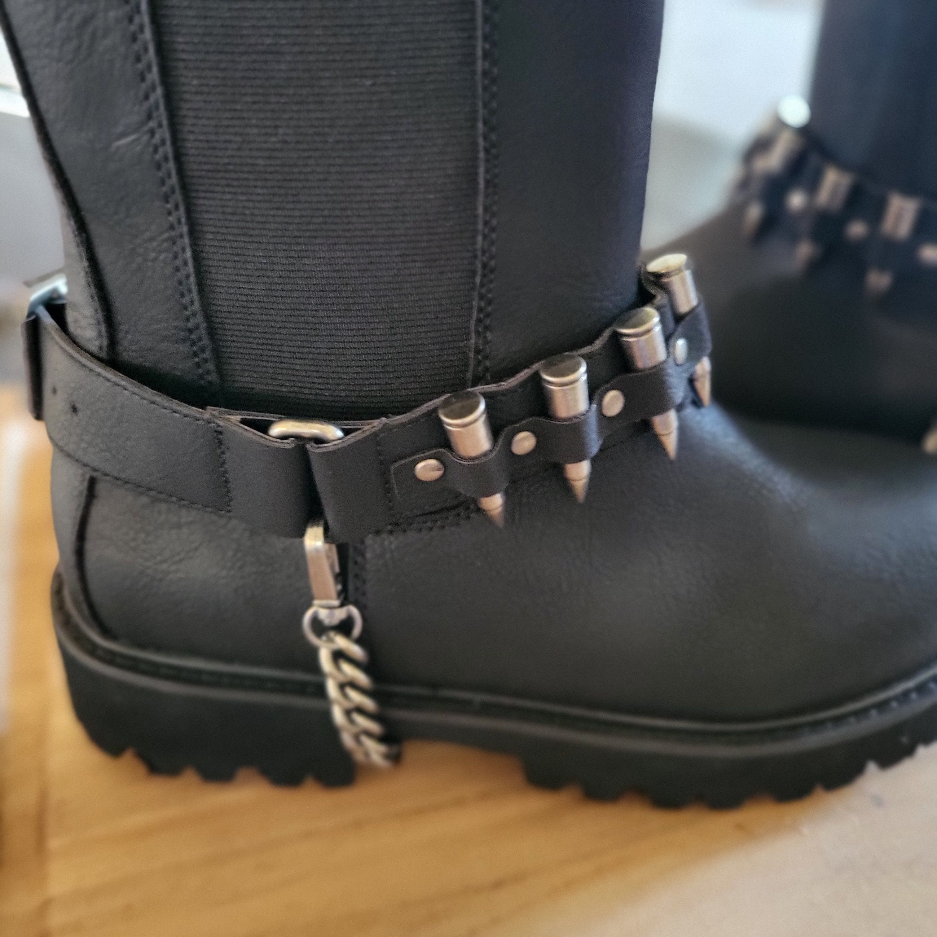 Killstar Killstar Deadman's Black Faux Leather Boot SZ-6 Size US 6 / IT 36 - 6 Thumbnail