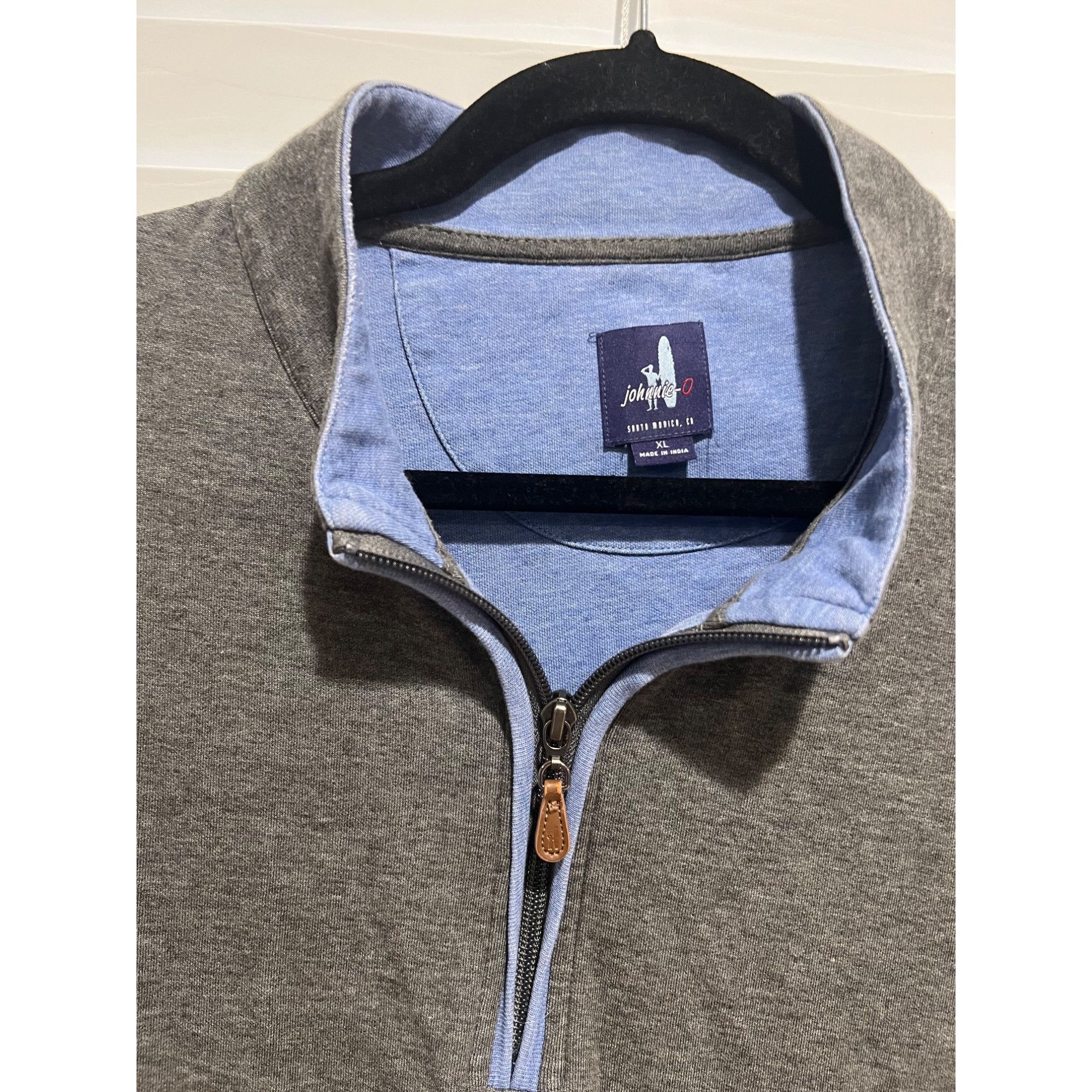 johnnie-O Johnnie-O Cotton 1/4 Zip Pullover - Size XL Size US XL / EU 56 / 4 - 2 Thumbnail