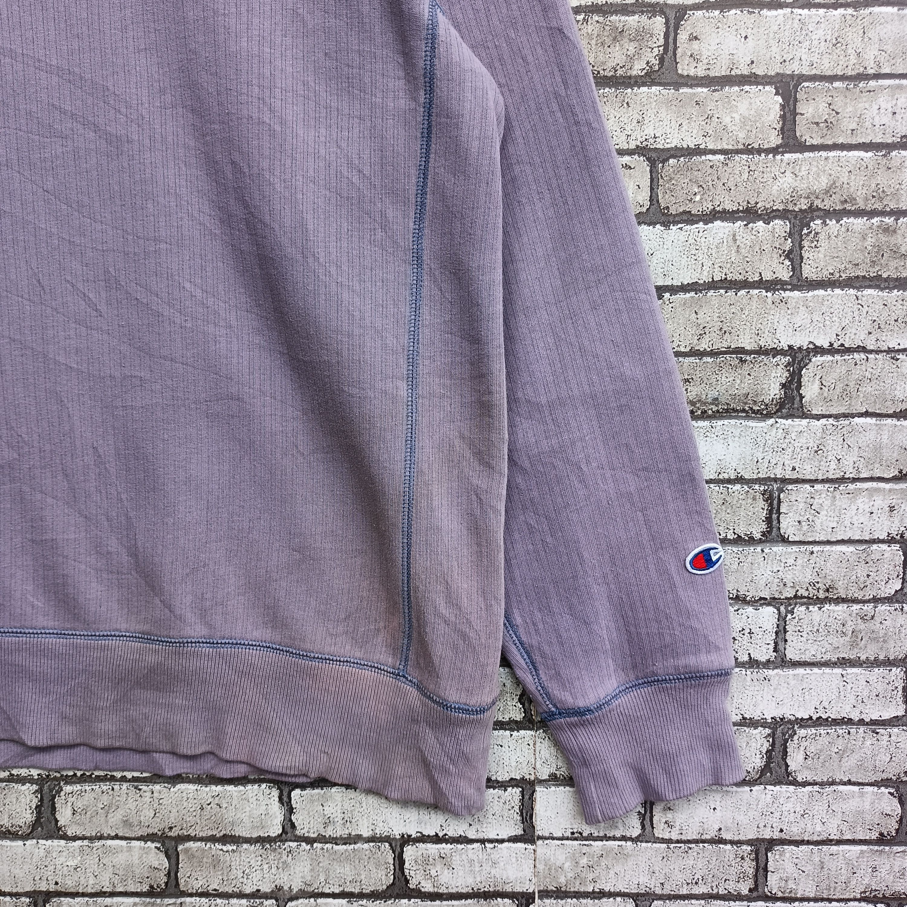 Champion × Vintage Vintage 90's Champion Sun Faded Sweatshirt Size US XL / EU 56 / 4 - 4 Thumbnail