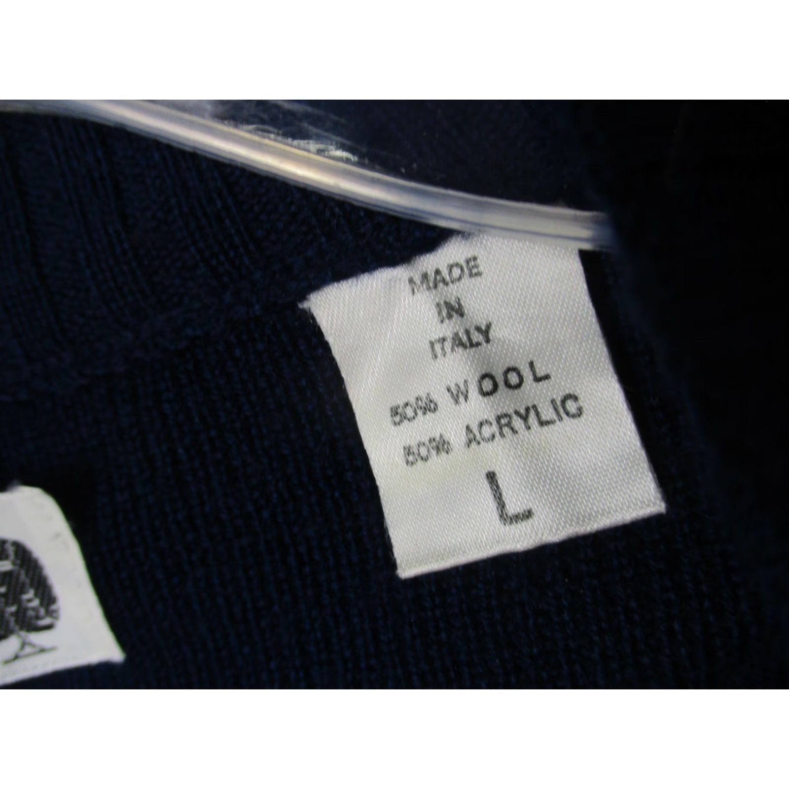 Vintage VINTAGE The Rogue Sweater Mens Large Blue Stripe Wool Acrylic Pullover Italy Size US L / EU 52-54 / 3 - 7 Thumbnail