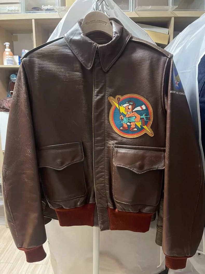 The Real McCoy's The Real McCoys A2 old rm vintage hand-painted back painti Size US S / EU 44-46 / 1 - 2 Thumbnail