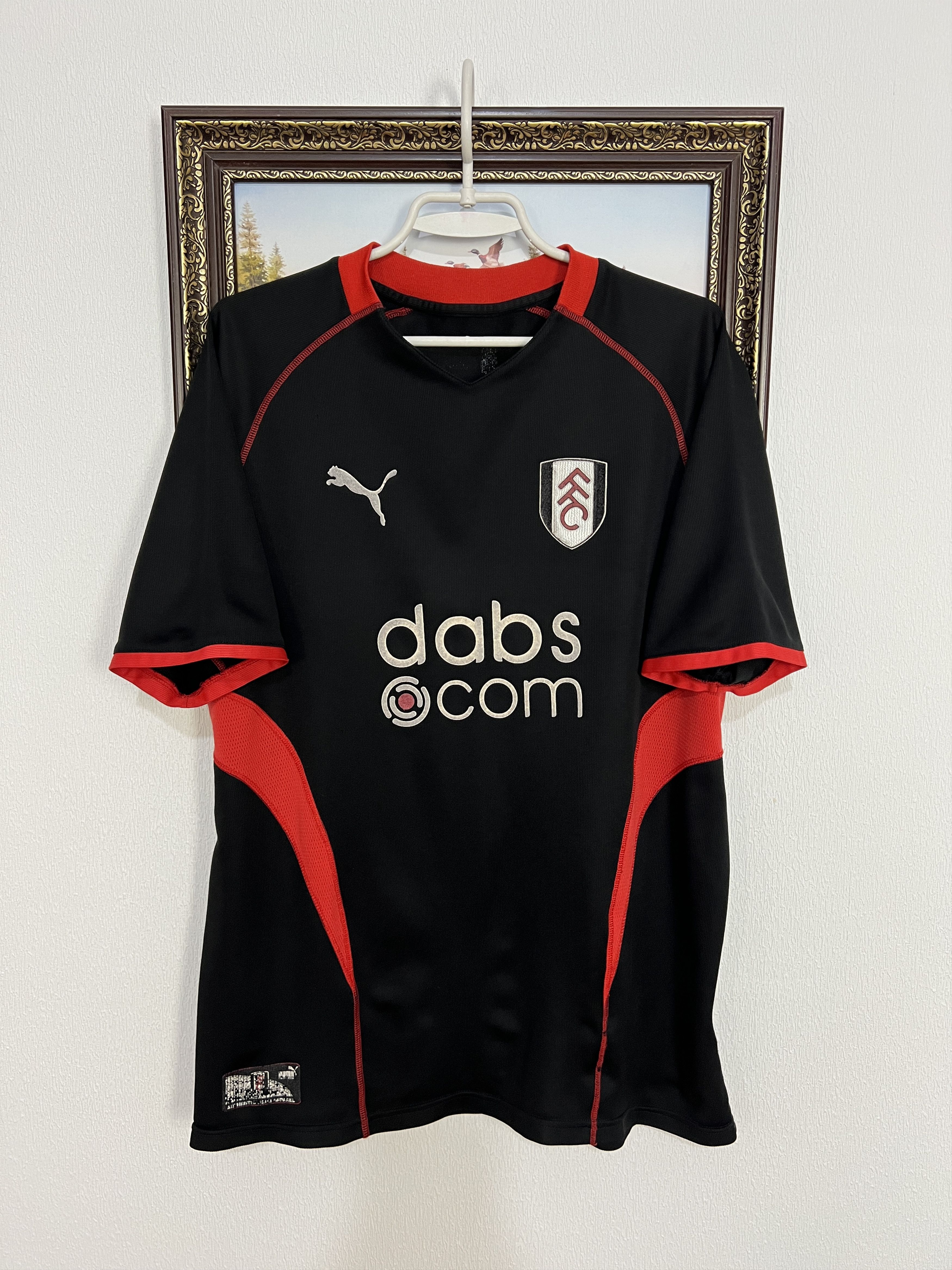 Puma Fulham Away football shirt 2003 Soccer Puma Jersey Trikot Size US L / EU 52-54 / 3 - 1 Thumbnail