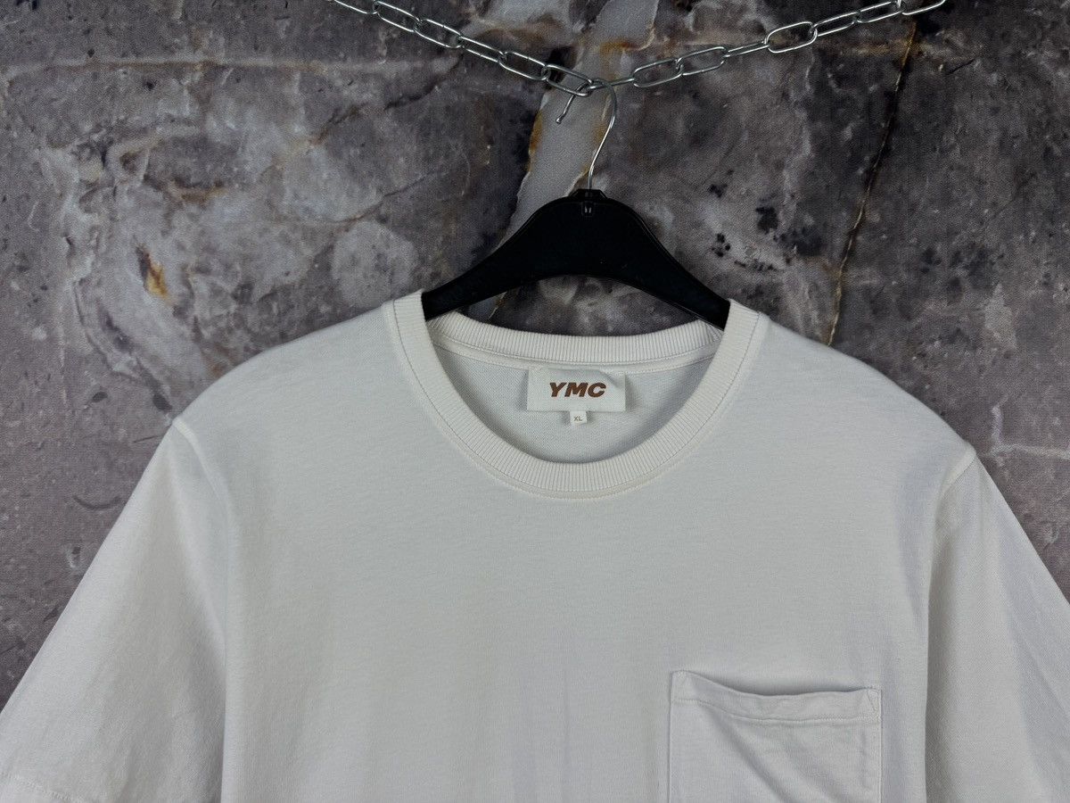 YMC YMC White Pocket T-Shirt Men’s Size XL Cotton Minimalist Tee Size US XL / EU 56 / 4 - 2 Thumbnail