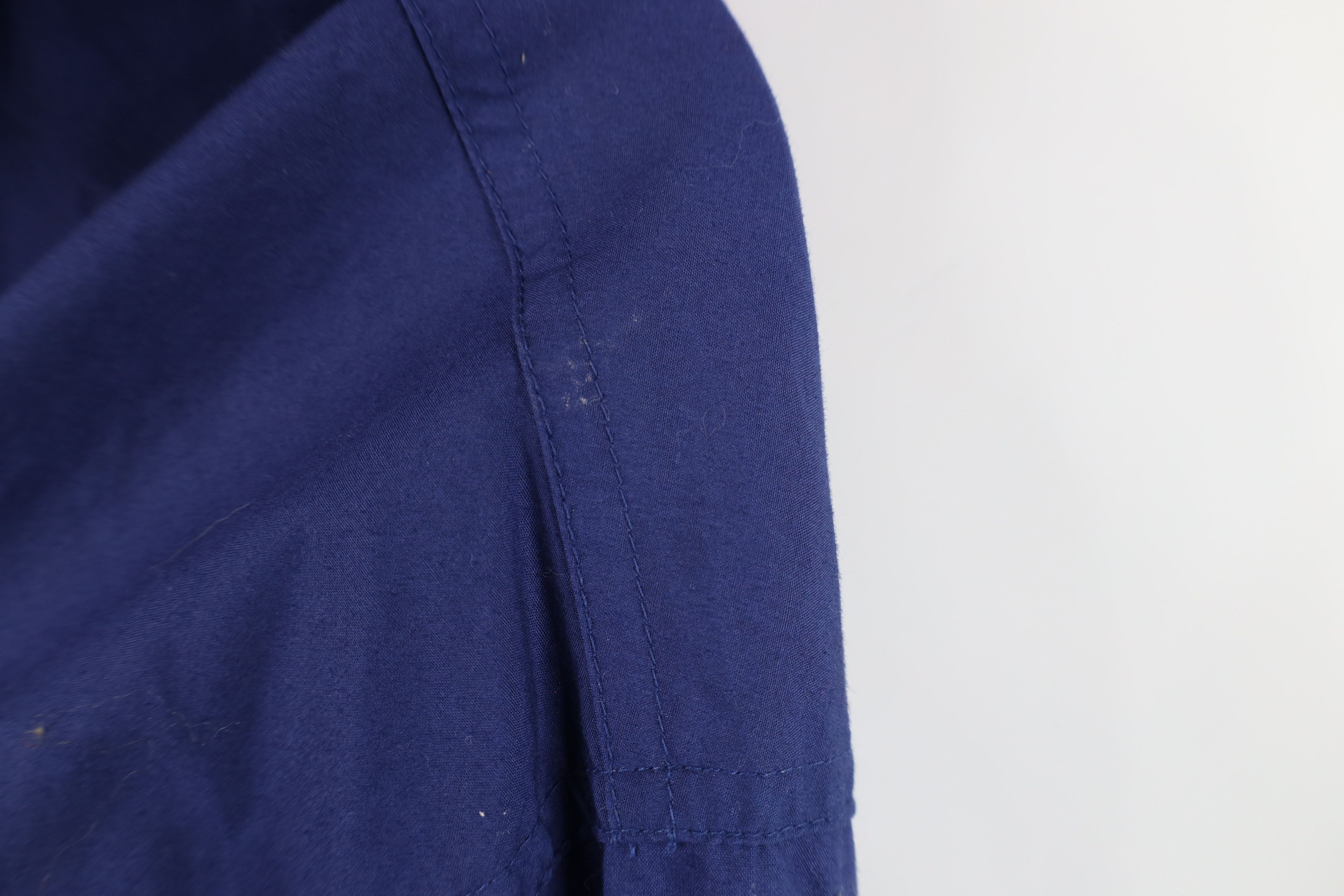 Eddie Bauer Vintage 90s Eddie Bauer Cotton Half Zip Hooded Jacket Blue Size US XL / EU 56 / 4 - 10 Thumbnail