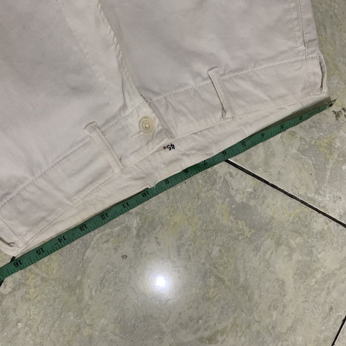45rpm × Japanese Brand 45RPM Short Pant Japanese Denim White Size US 32 / EU 48 - 5 Thumbnail