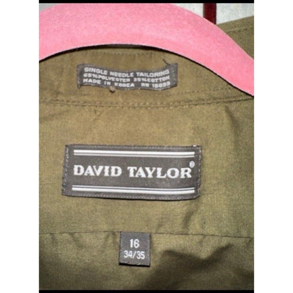 Other David Taylor PRONOT UOMO Shirts Long Sleeve Dress Button Up Size US M / EU 48-50 / 2 - 5 Thumbnail