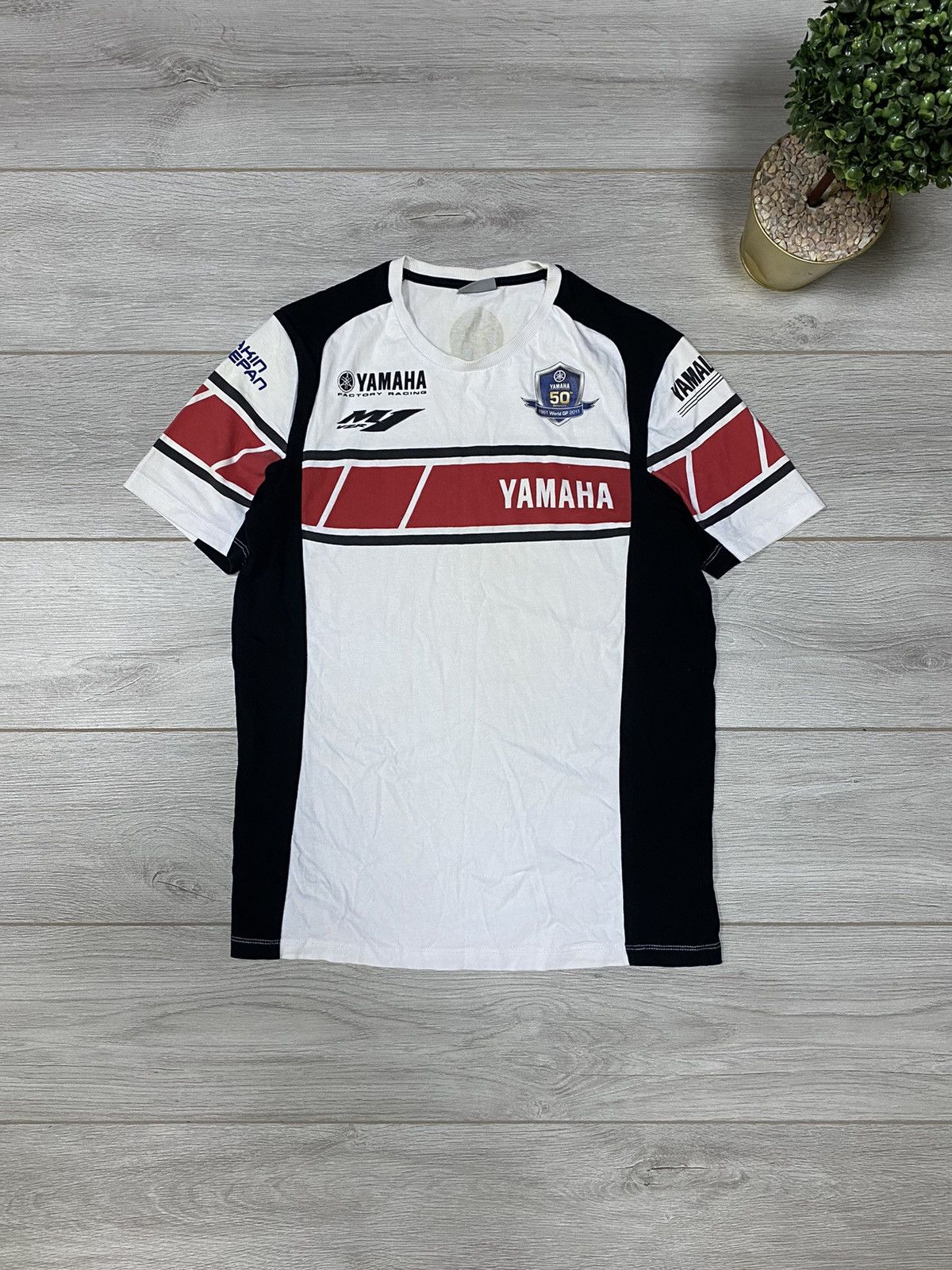 Yamaha Yamaha vintage big logo t-shirt Size US M / EU 48-50 / 2 - 1 Thumbnail