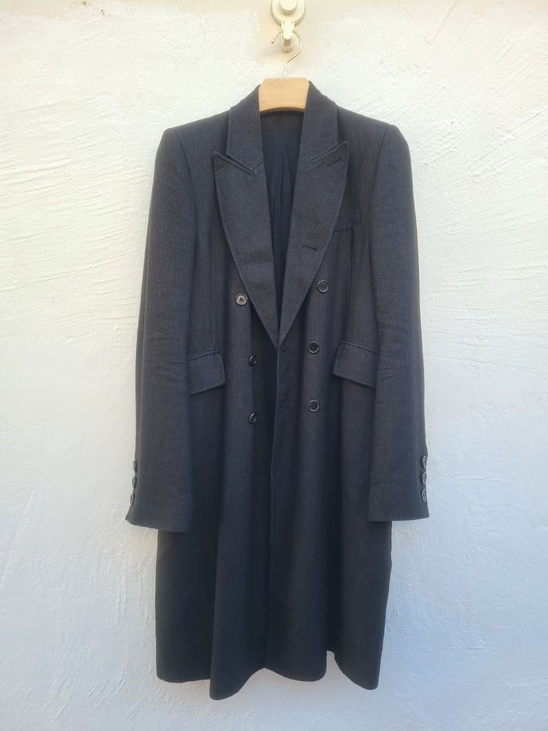 Ann Demeulemeester Ann Demeulemeester Men's Linen Coat Size US L / EU 52-54 / 3 - 1 Thumbnail