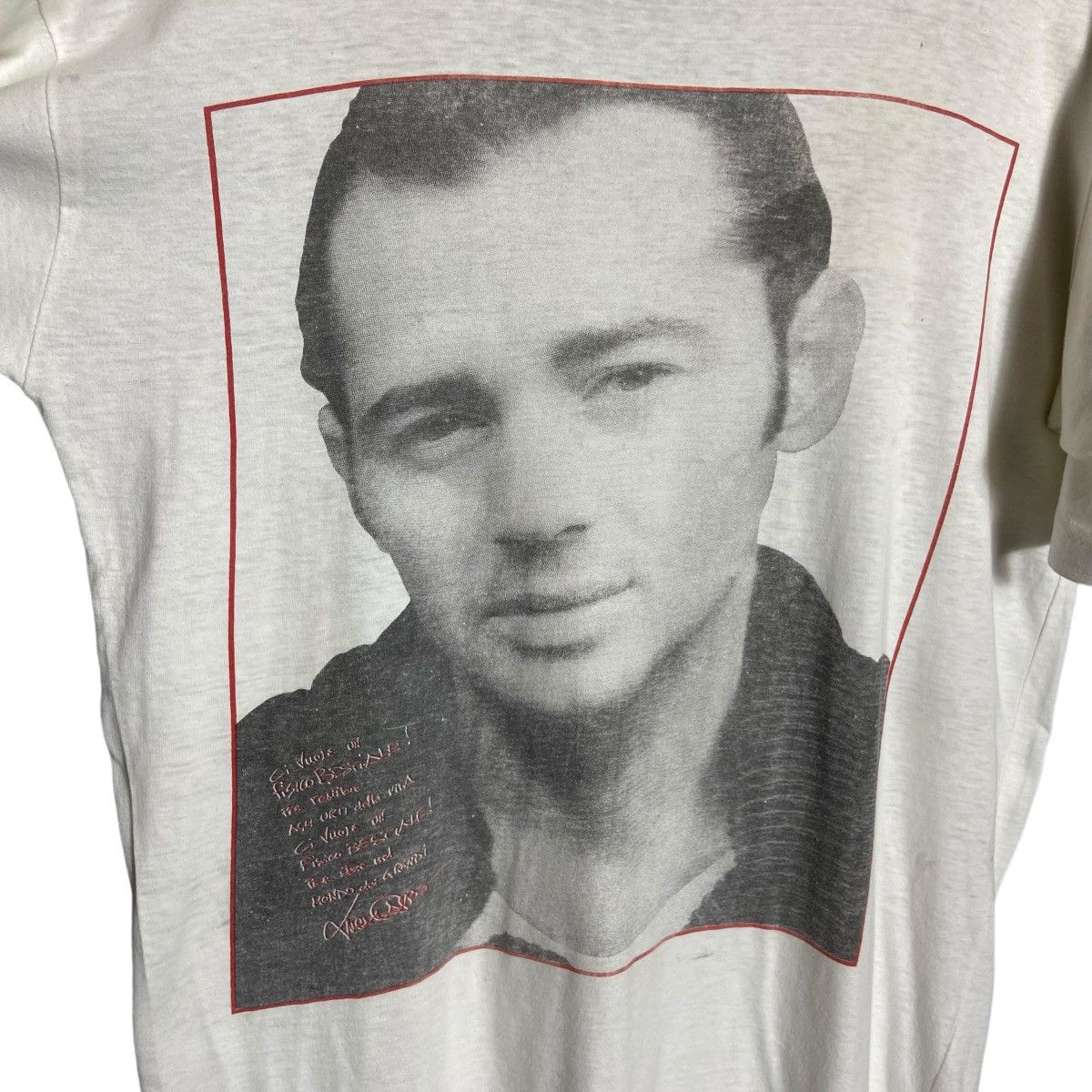 Band Tees × Vintage Vintage 90s Luca Carboni Tour Band Tee Size US L / EU 52-54 / 3 - 3 Thumbnail