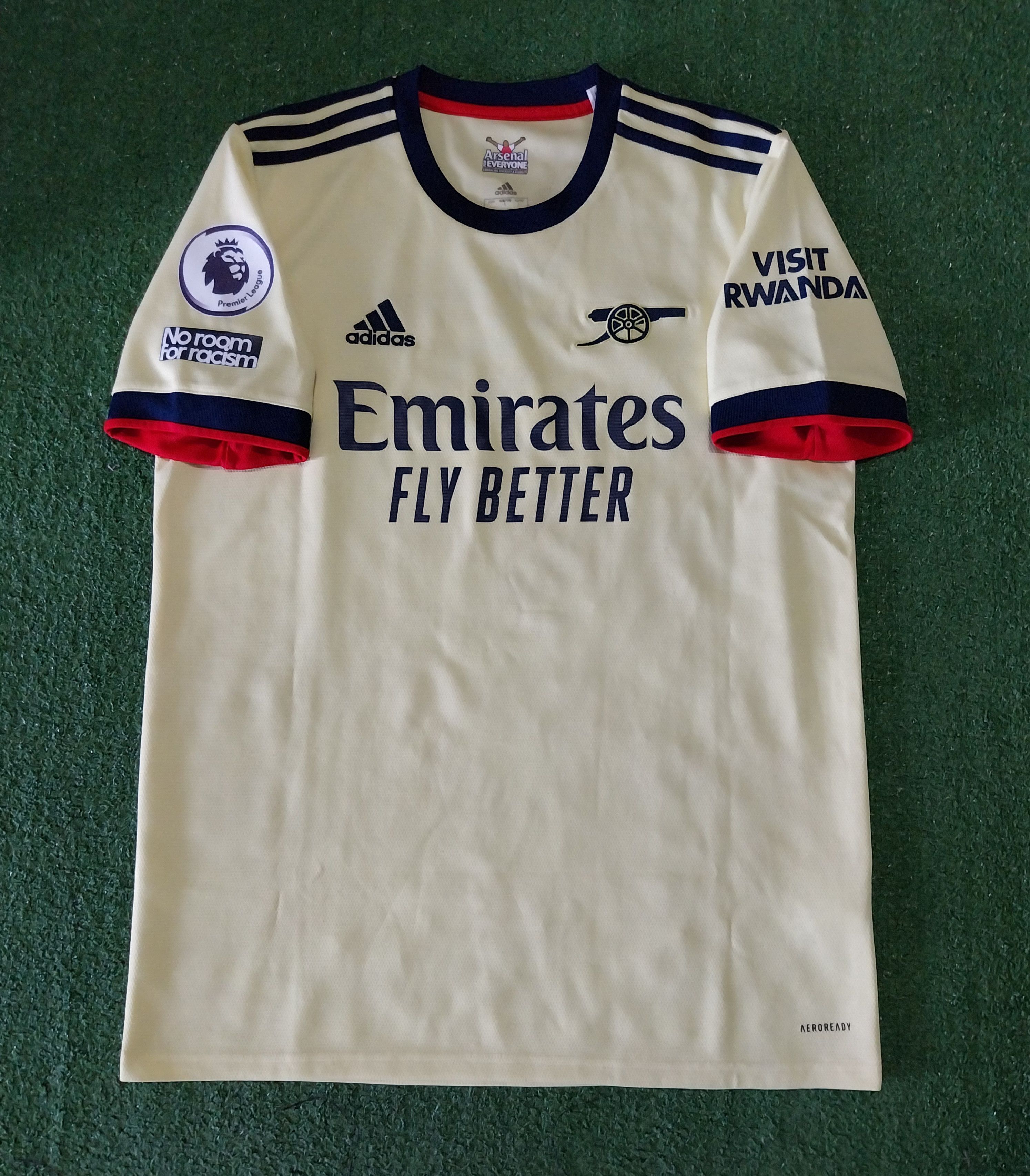 Adidas Arsenal away 2021/2022 ødegaard jersey football Size US L / EU 52-54 / 3 - 1 Thumbnail